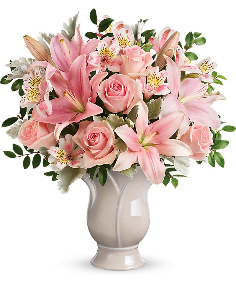 Teleflora S Soft And Tender Bouquet In Mount Carroll Il Flower Fan A See