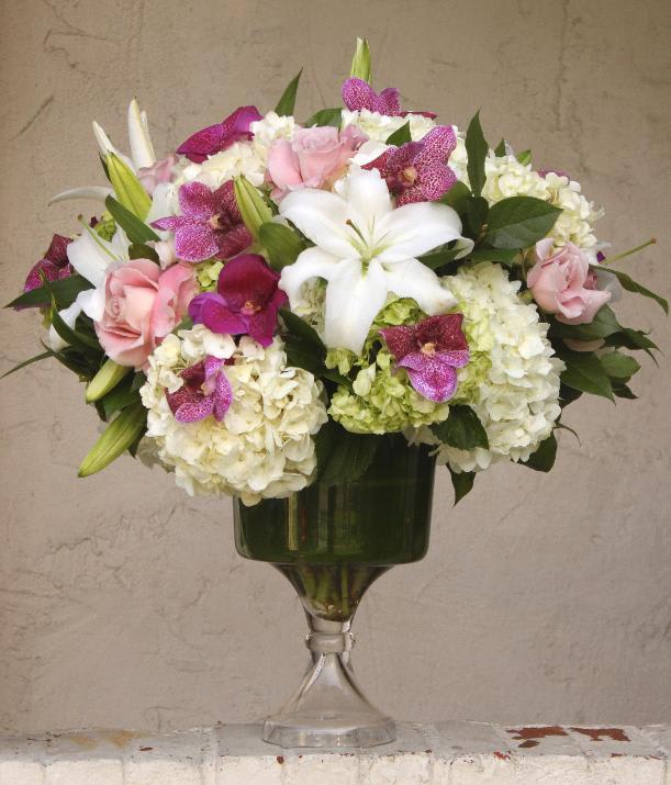 Burst Of Lilies And Orchids In San Francisco Ca Elizabeth S Flowers