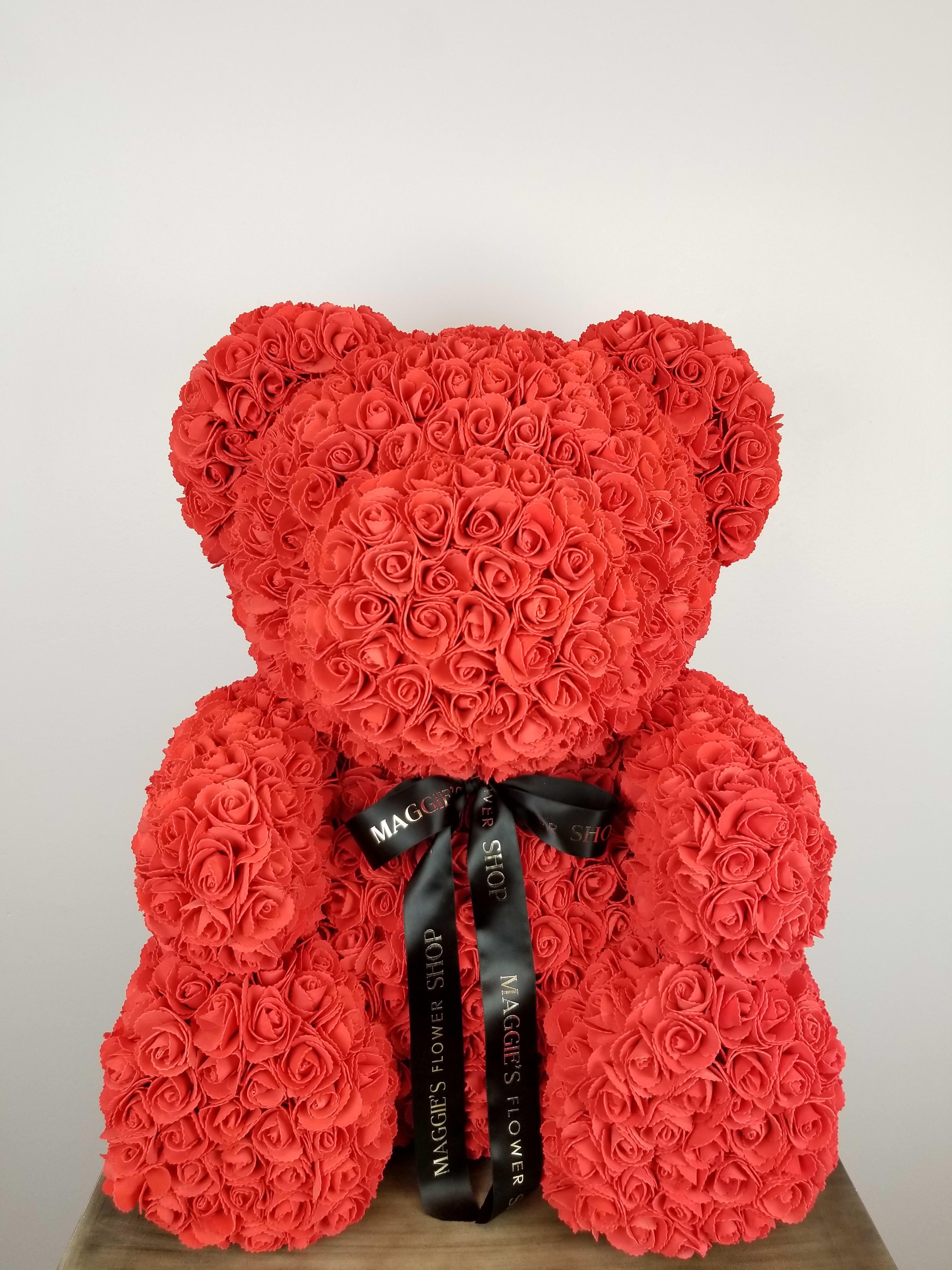 GRAND RED MFS ROSE BEAR in Maywood, CA | Maggie's Flower Shop
