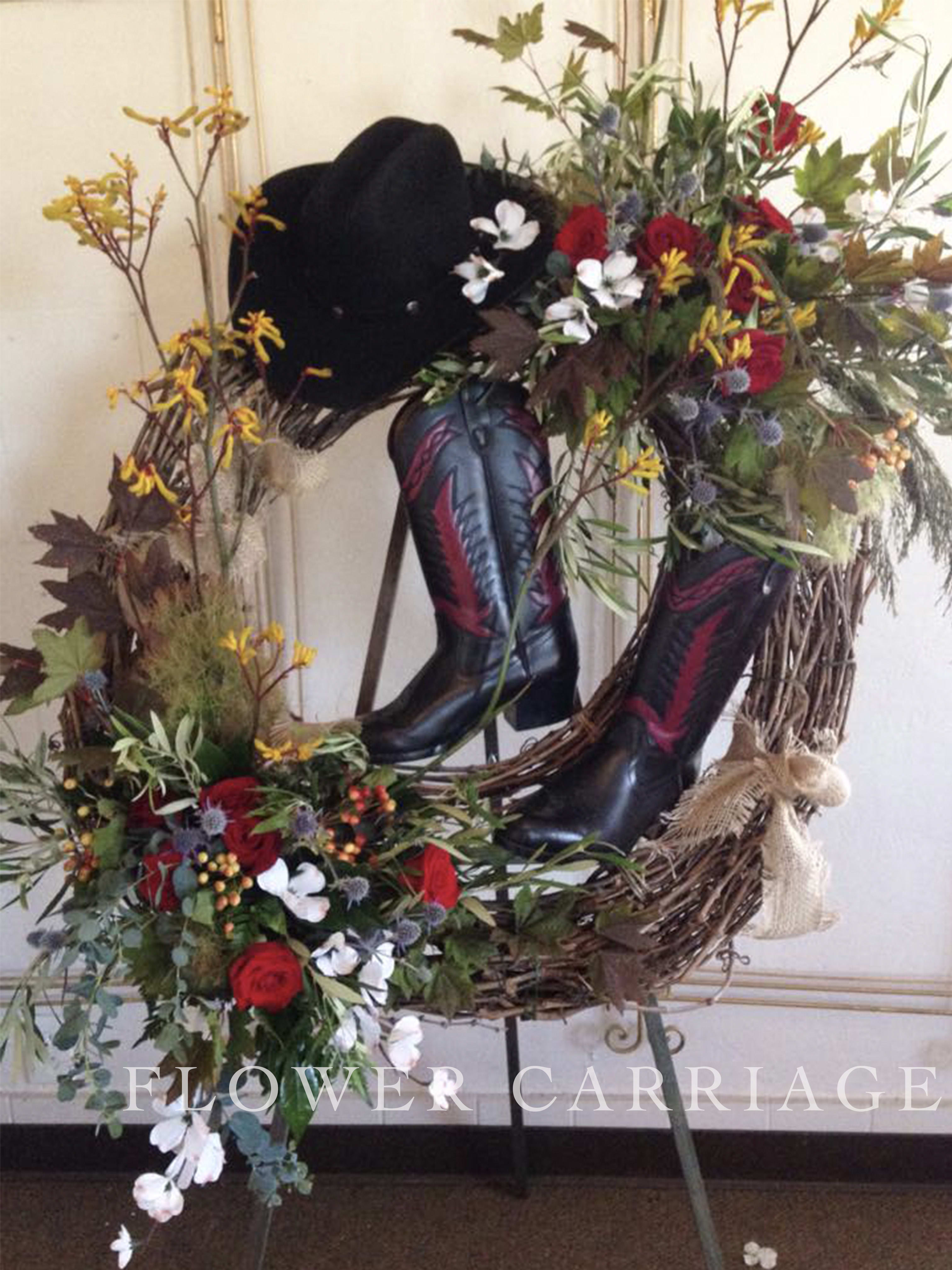 Cowboy Tribute By Flower Carriage in Santa Maria, CA Flower Carriage