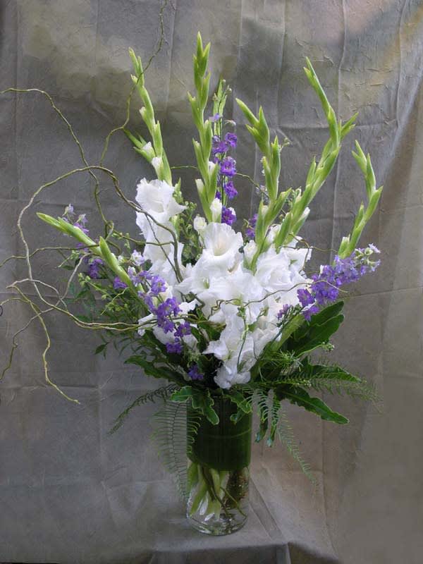 Gladiola Vase arrangement (SY8) in Sunnyvale, CA Westmoor Florist