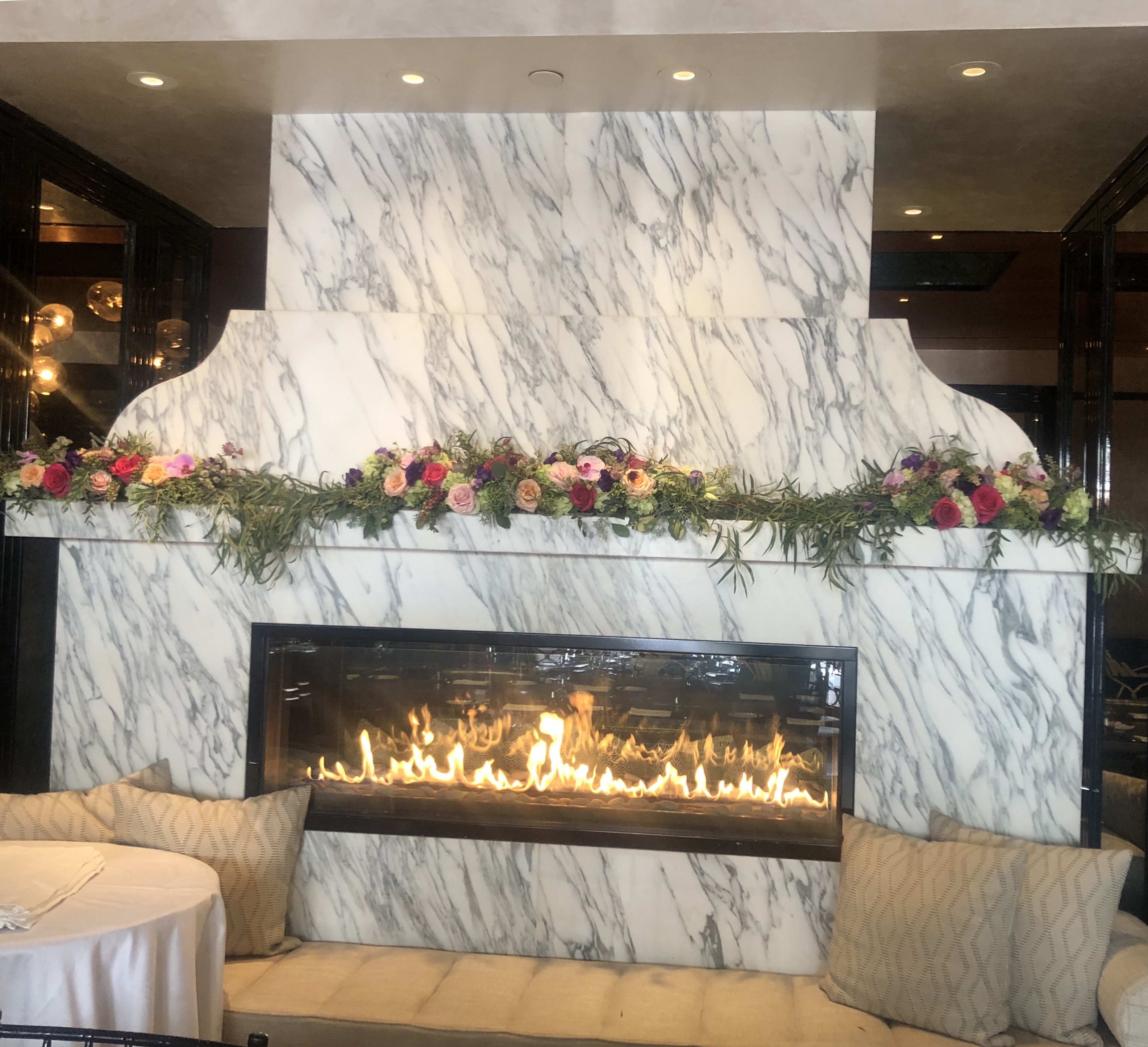 Fireplace Fp1 In Los Angeles Ca Effusive Flowers