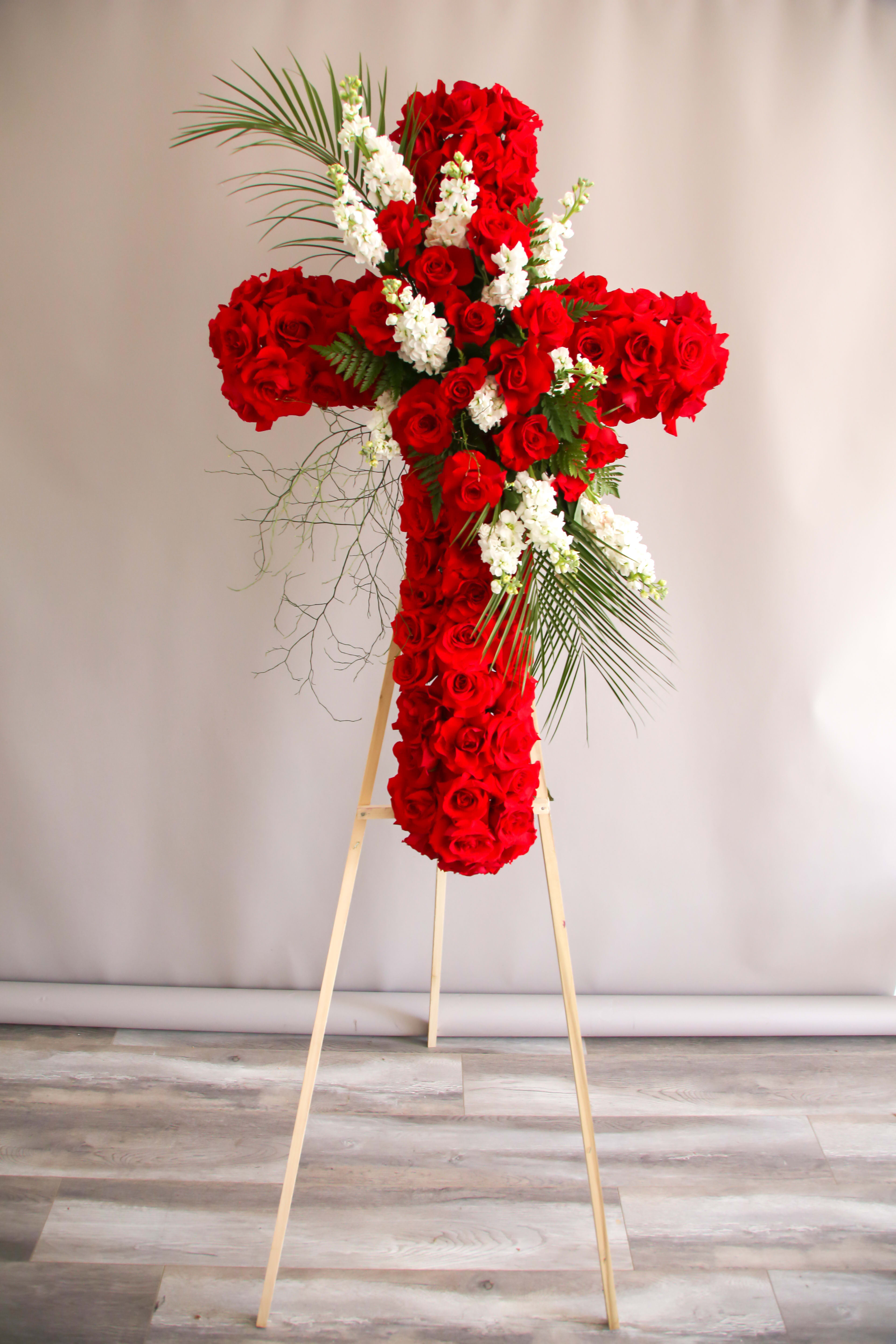 Sympathy Red Cross in Glendale, CA Dolce Fiore