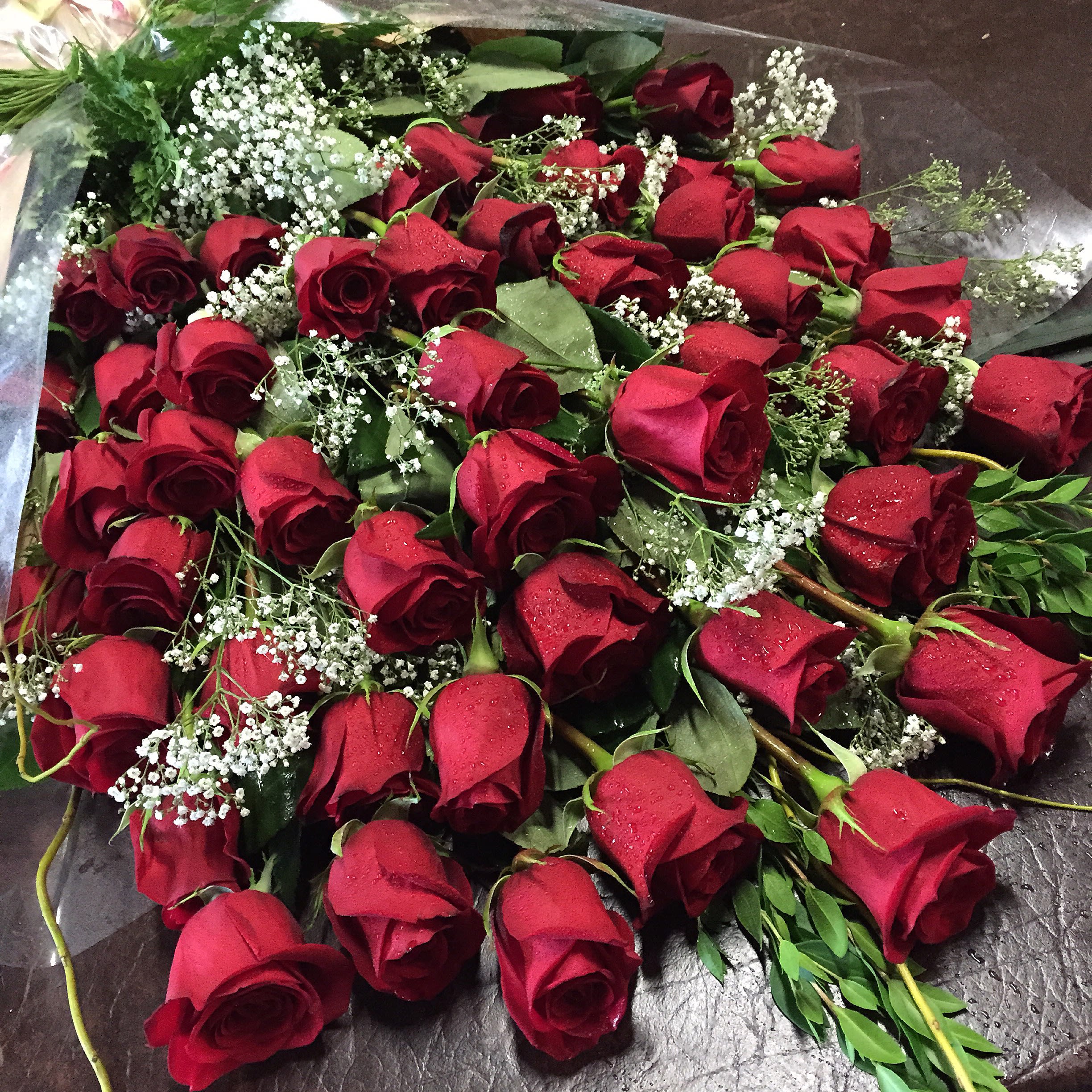4 Dozen Wrapped Roses In Los Angeles Ca Westwood Flower Shop 2247