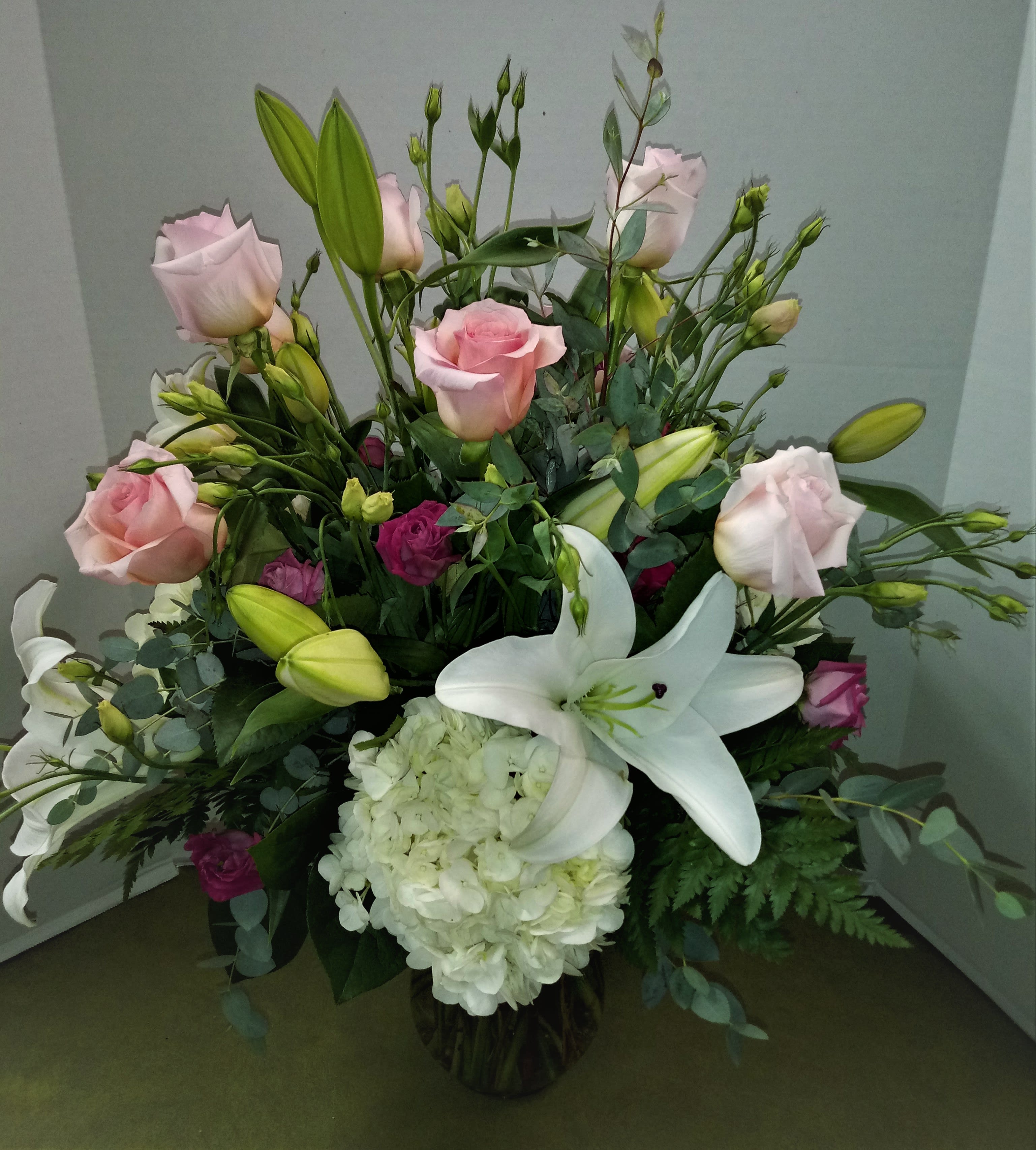 Lovely Lilies and More Bouquet in Jackson, MI Brown Floral Co.