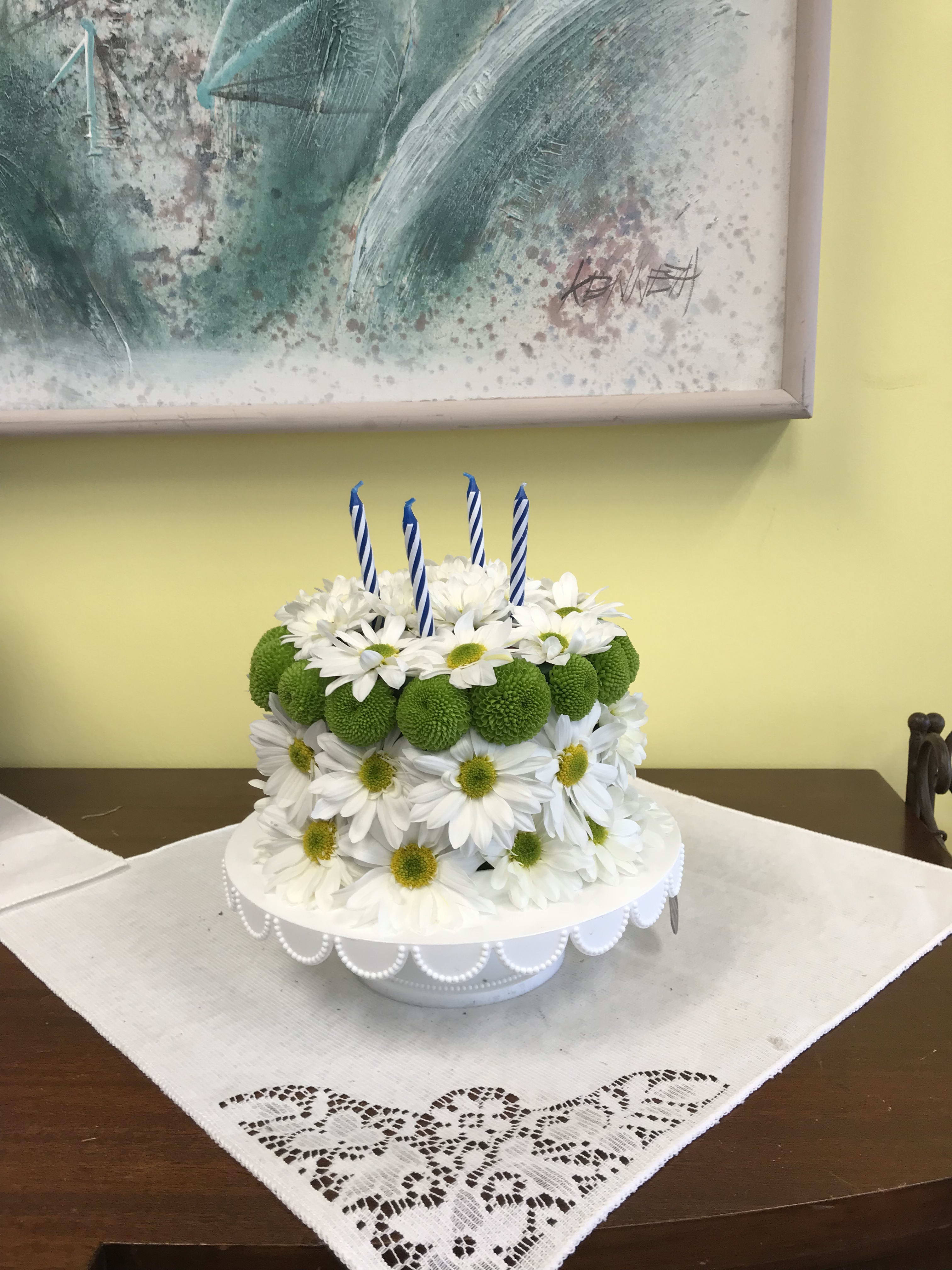 Happy Birthday Cake In East Rochester Ny The Flower Shop