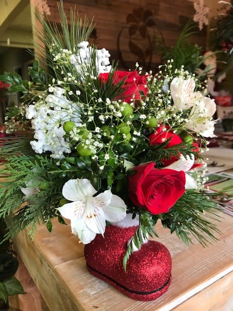 Santa Boots In Venice Fl Always An Occasion Florist Decor