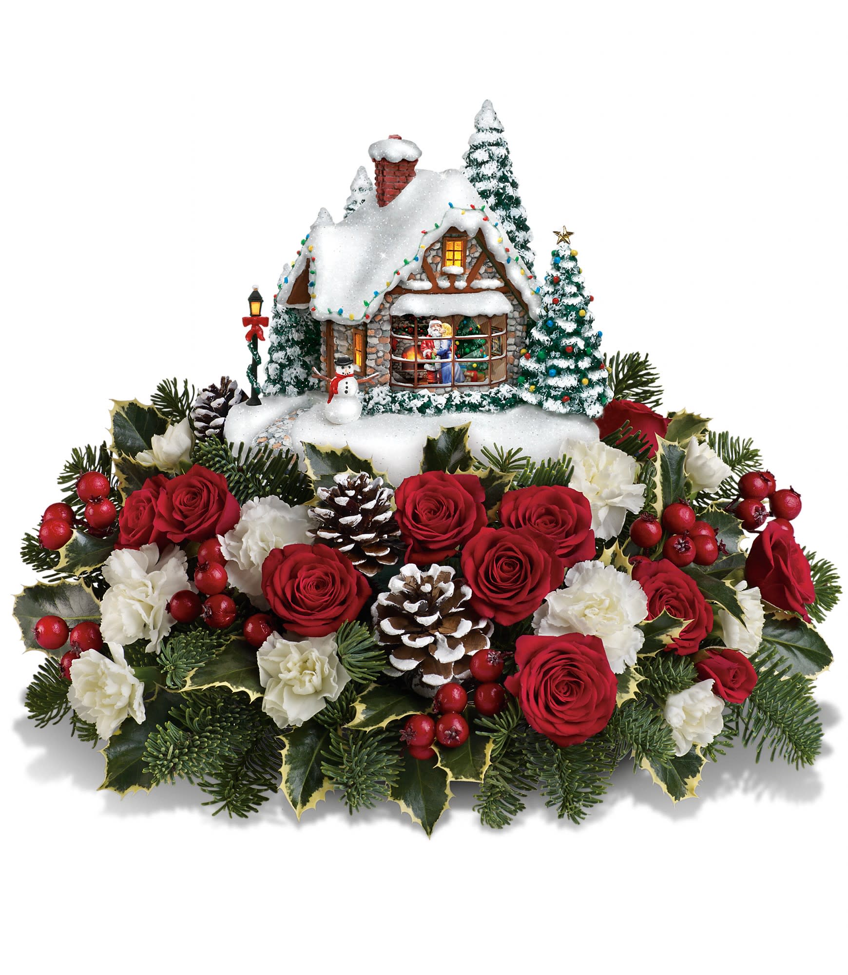 Thomas Kinkade's A Kiss For Santa by Teleflora in Bremerton, WA