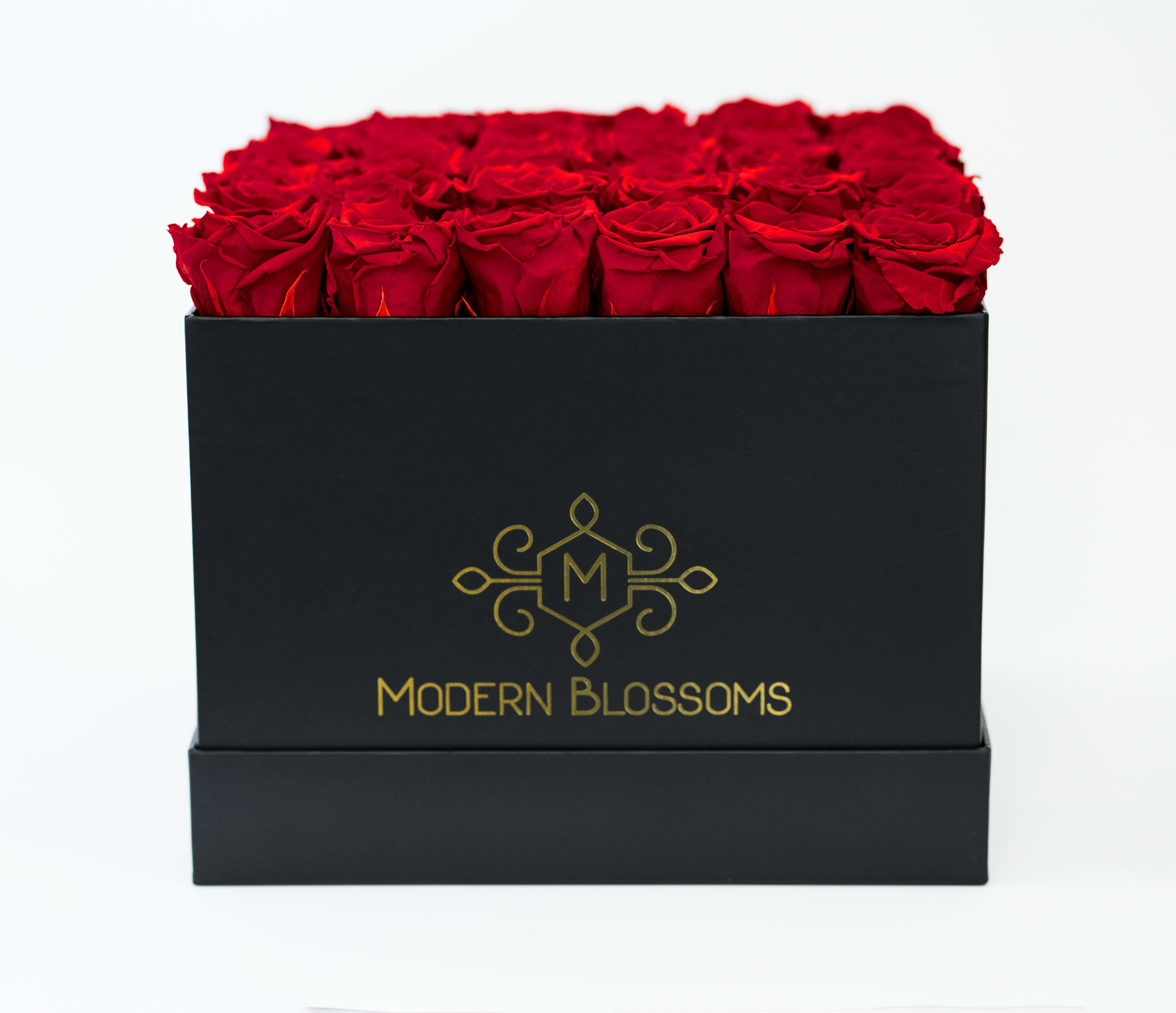 Forever Roses by Modern Blossoms - Large Square in ...