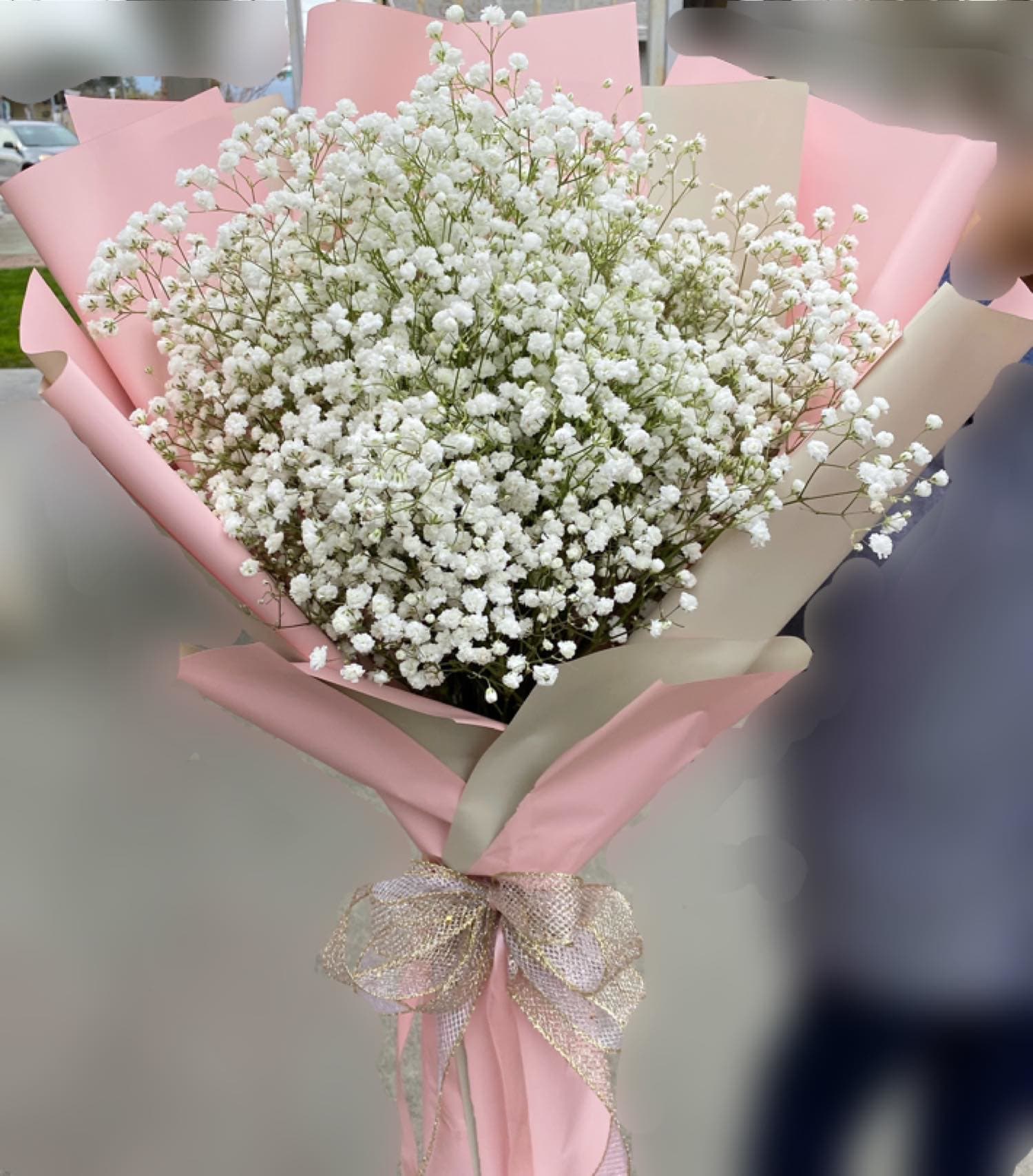 Baby Breath Hand Tied Bouquet By Bee S Flowers