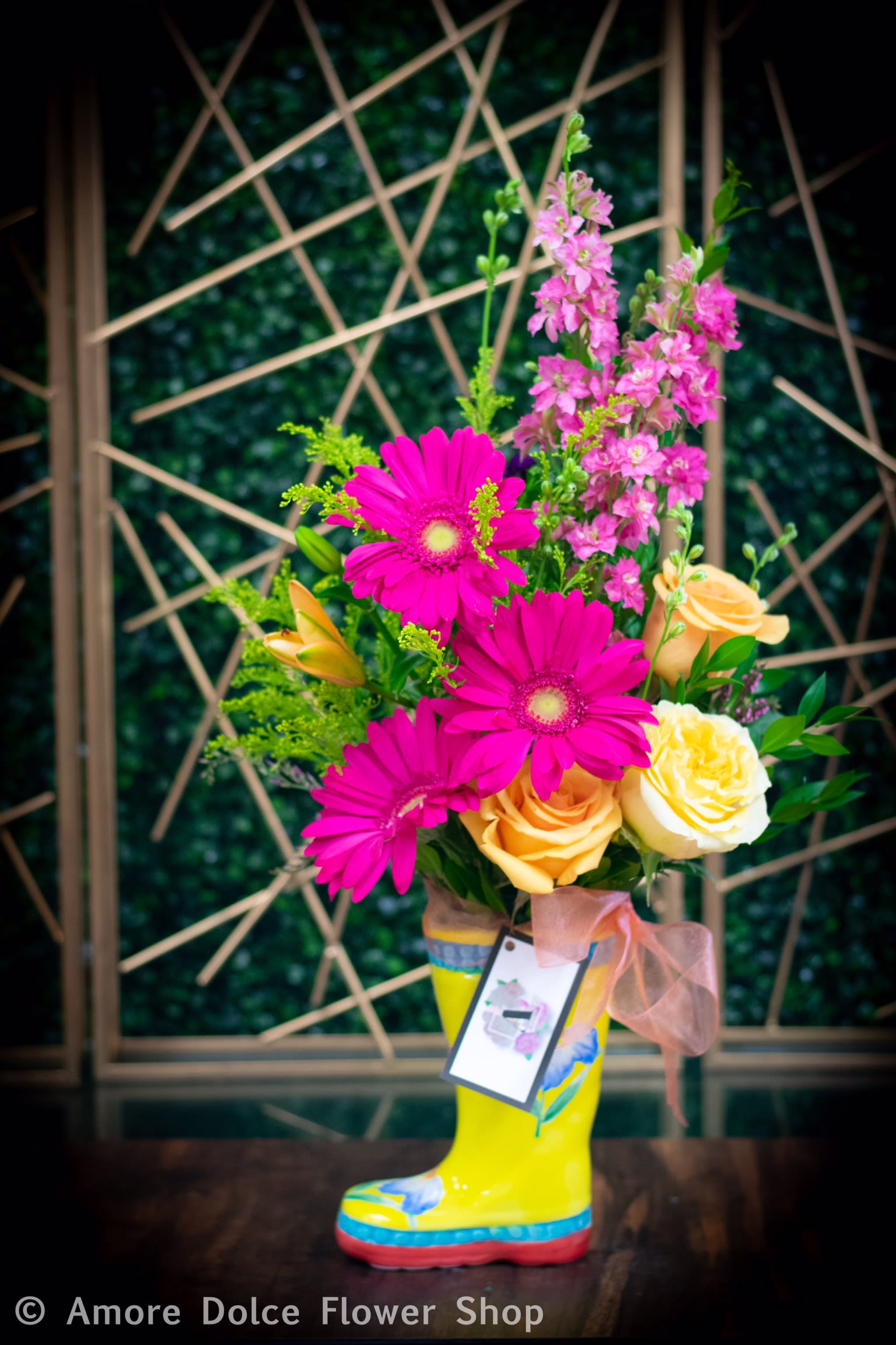 Garden of Gerbers in Montebello, CA Amore dolce flowers