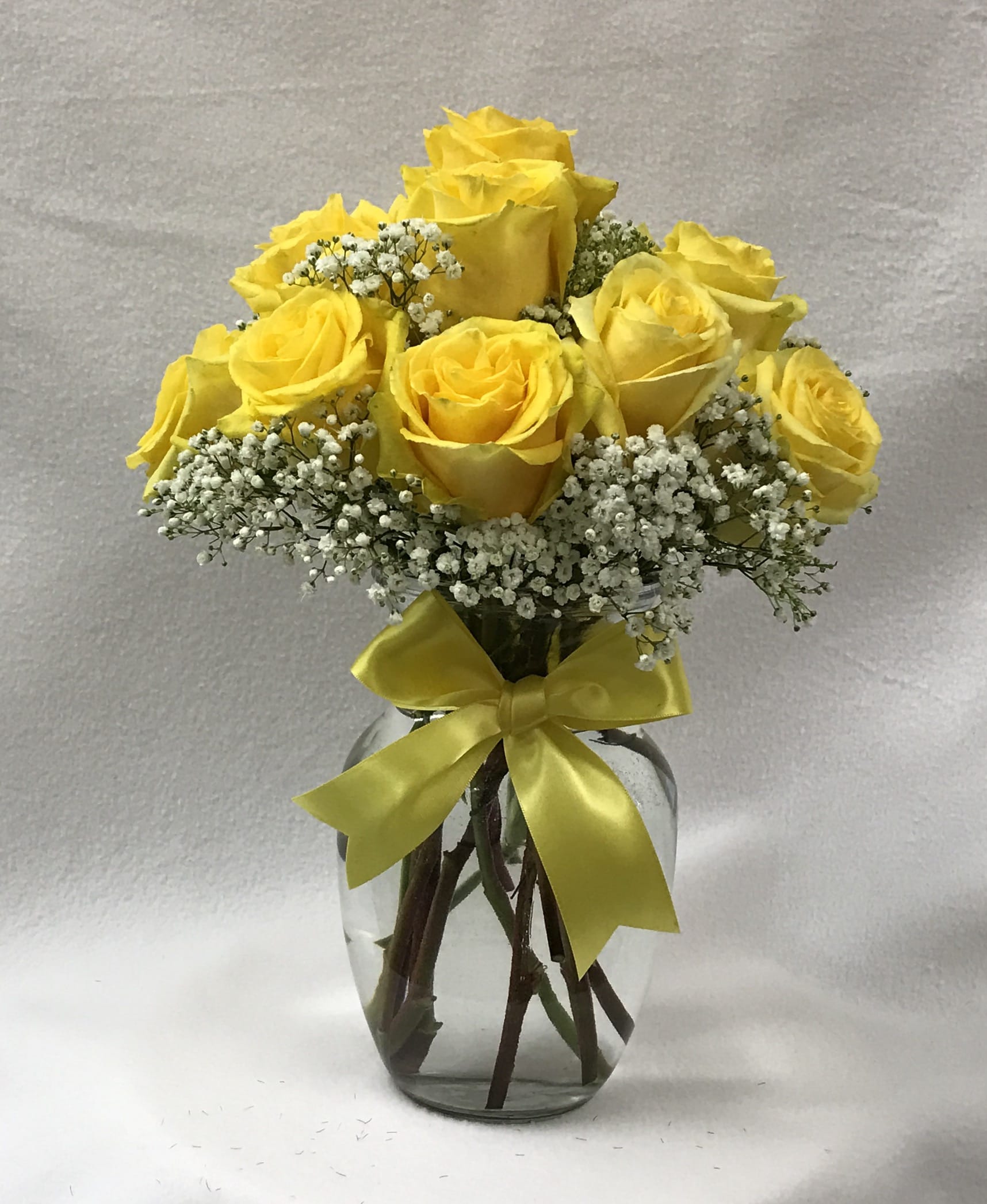 Golden Glow Rose Bouquet in Charleston, IL Noble Flower Shop