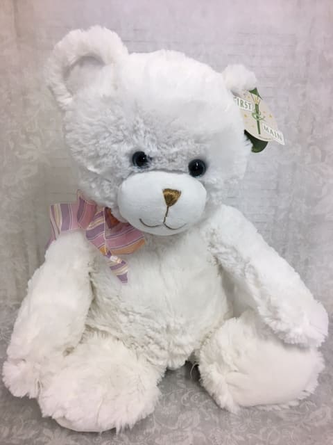 cute white teddy bear