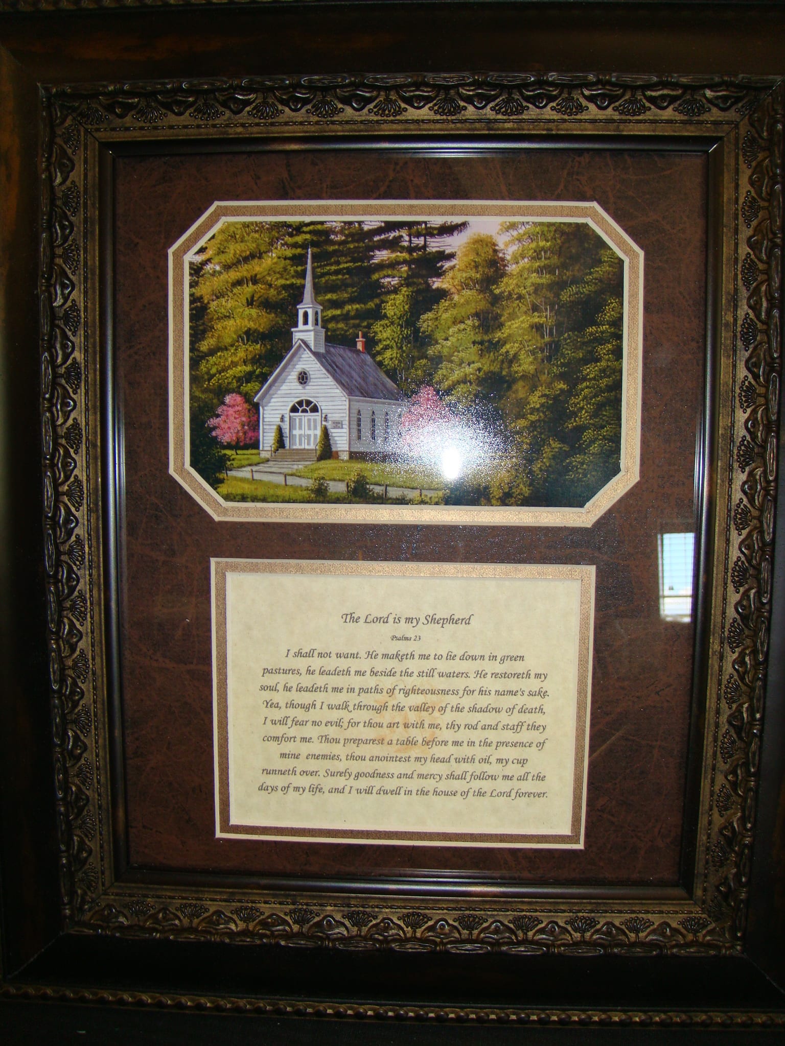 The Lord Is My Shepard 8 X 10 Picture In Huntsville Al Country