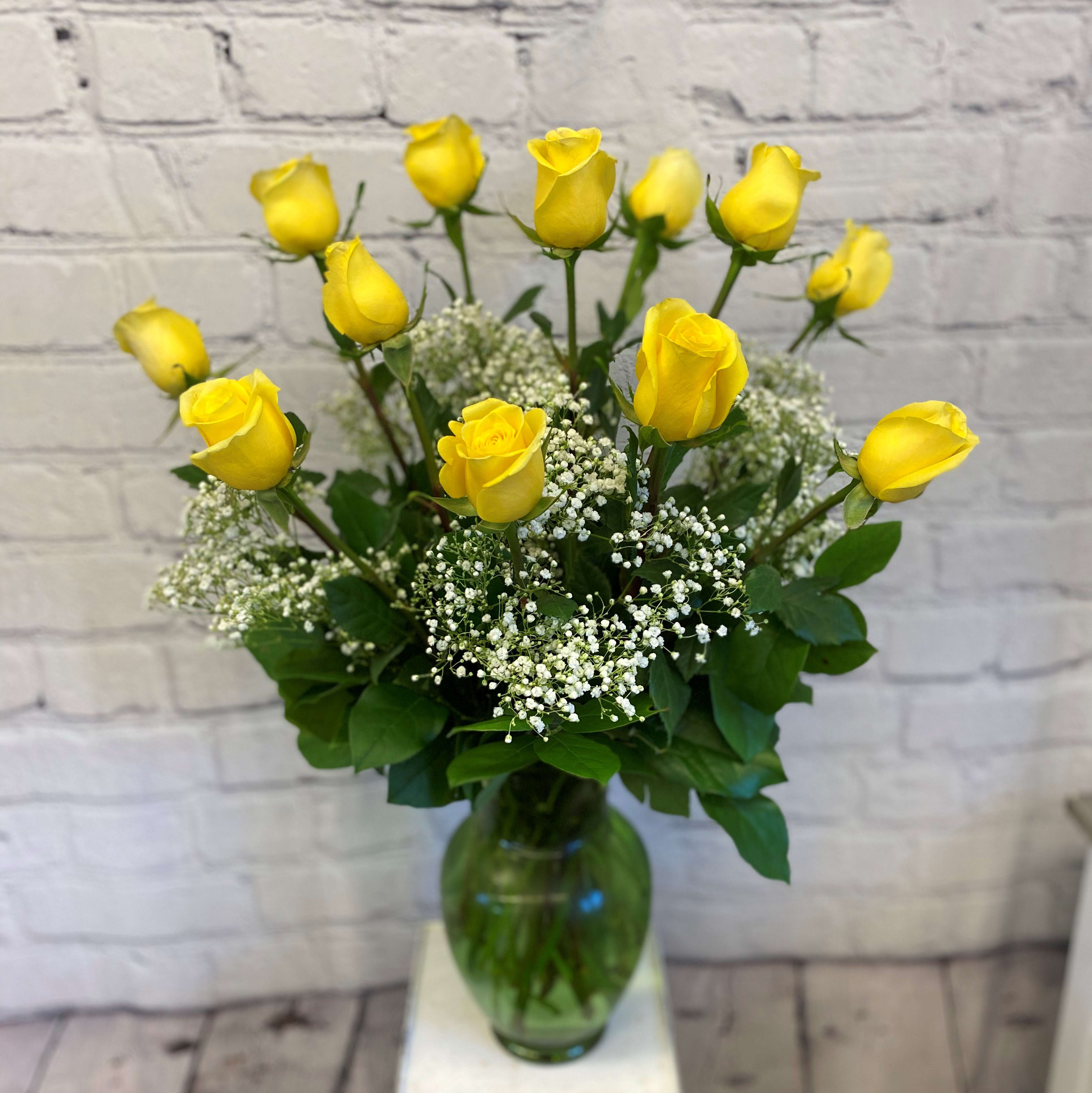 Valentine's Day Yellow Roses in Peabody, MA Evans Flowers