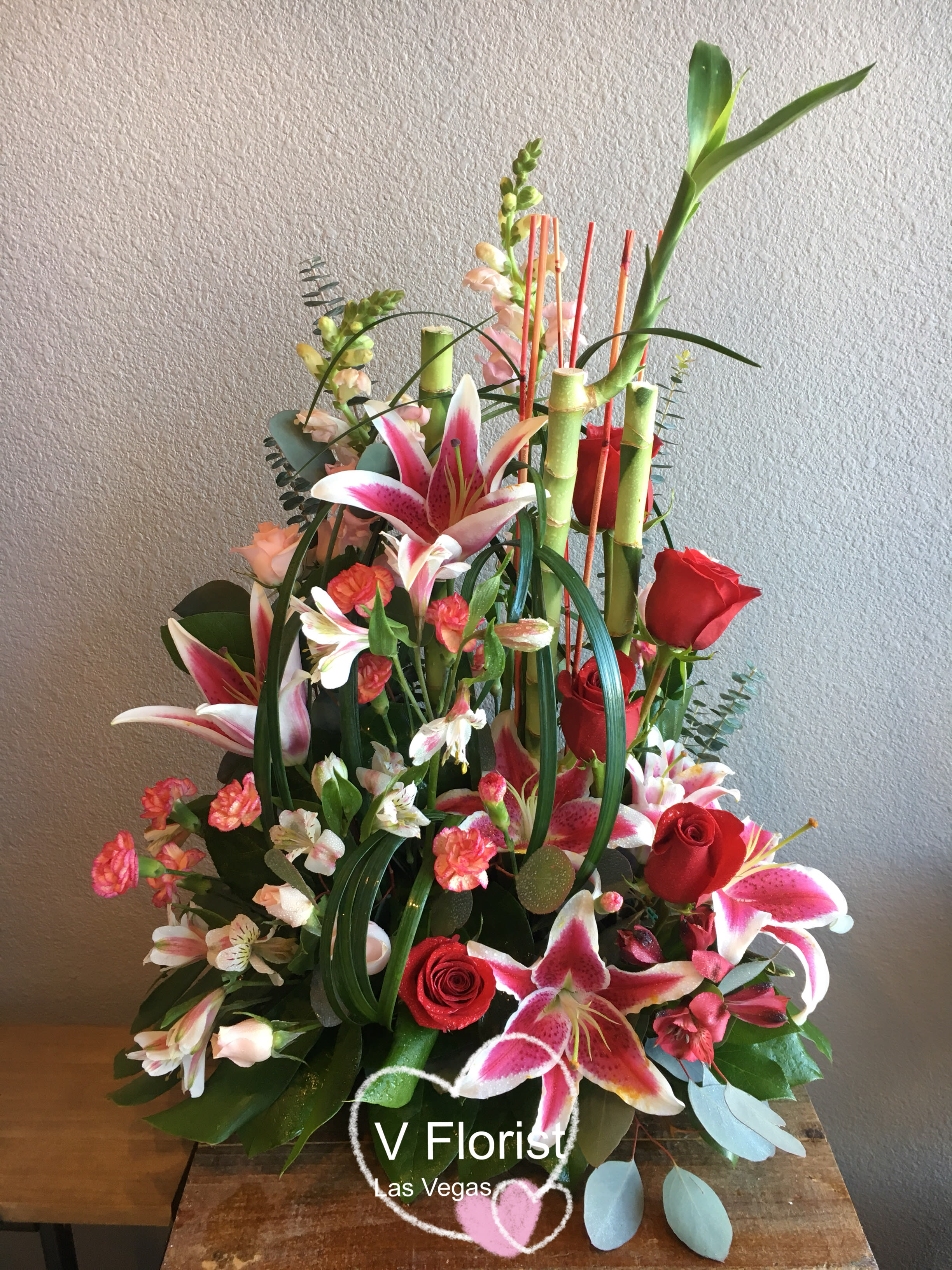 Lucky Bamboo Zen Flower Garden in Las Vegas, NV V Florist
