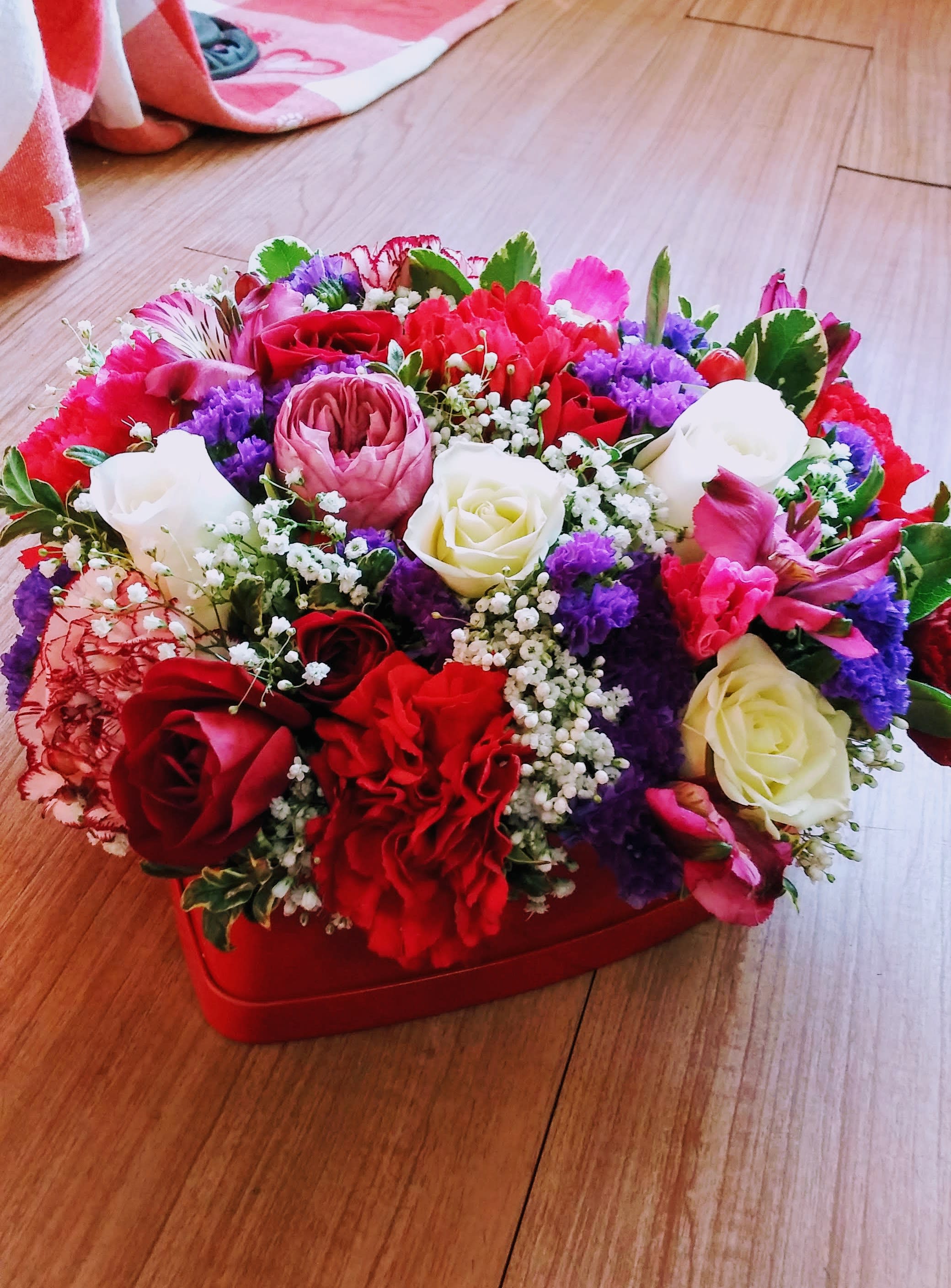 Valentine S Heart Tin In Woodland Ca K M Floral