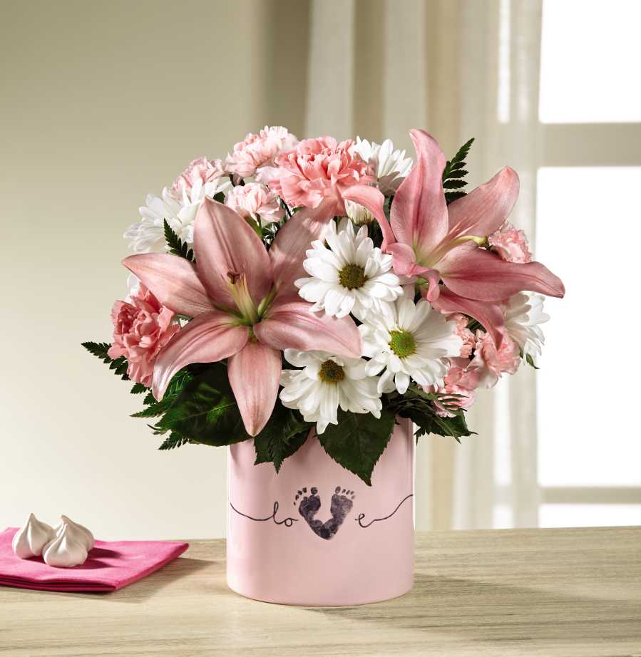 The FTD Tiny Miracle New Baby Girl Bouquet BG1 in Cambridge, MA Coady