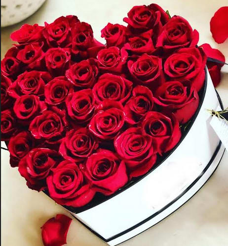 Red Heart Of Roses See Below For Sizing In Fullerton Ca Flower