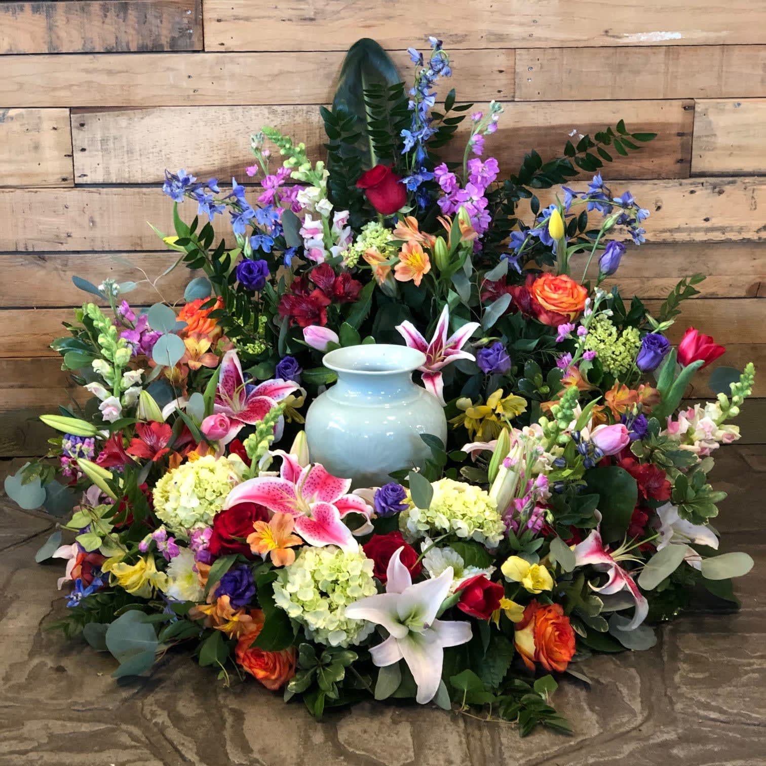 Sympathy Urn Piece in Vineland, NJ The Flower Shoppe Limited