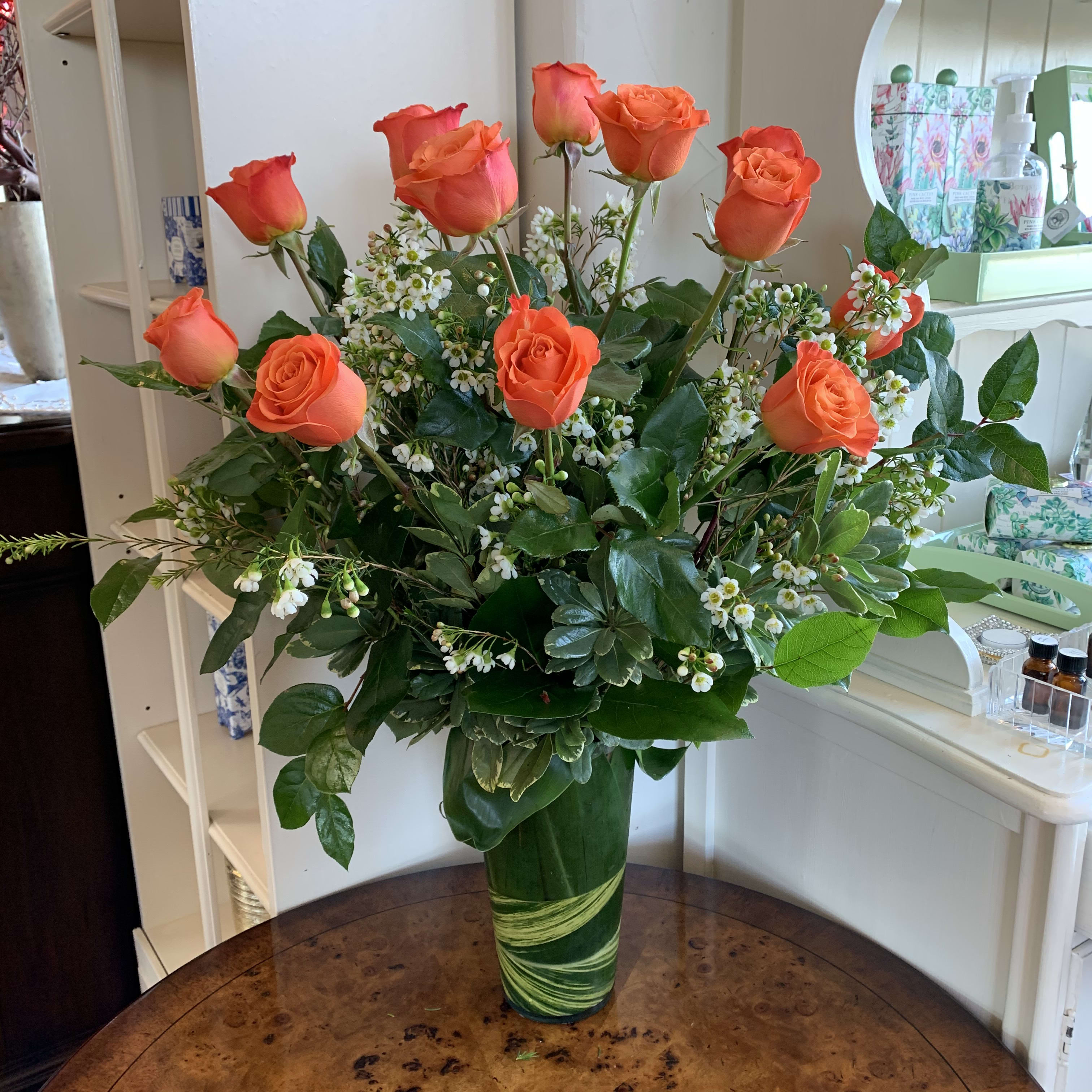 The Orange Rose Bouquet In Reno NV Devonwoods