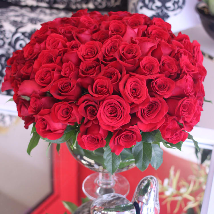 100 Red Roses in Cherry Hill, NJ | Flower Boutique