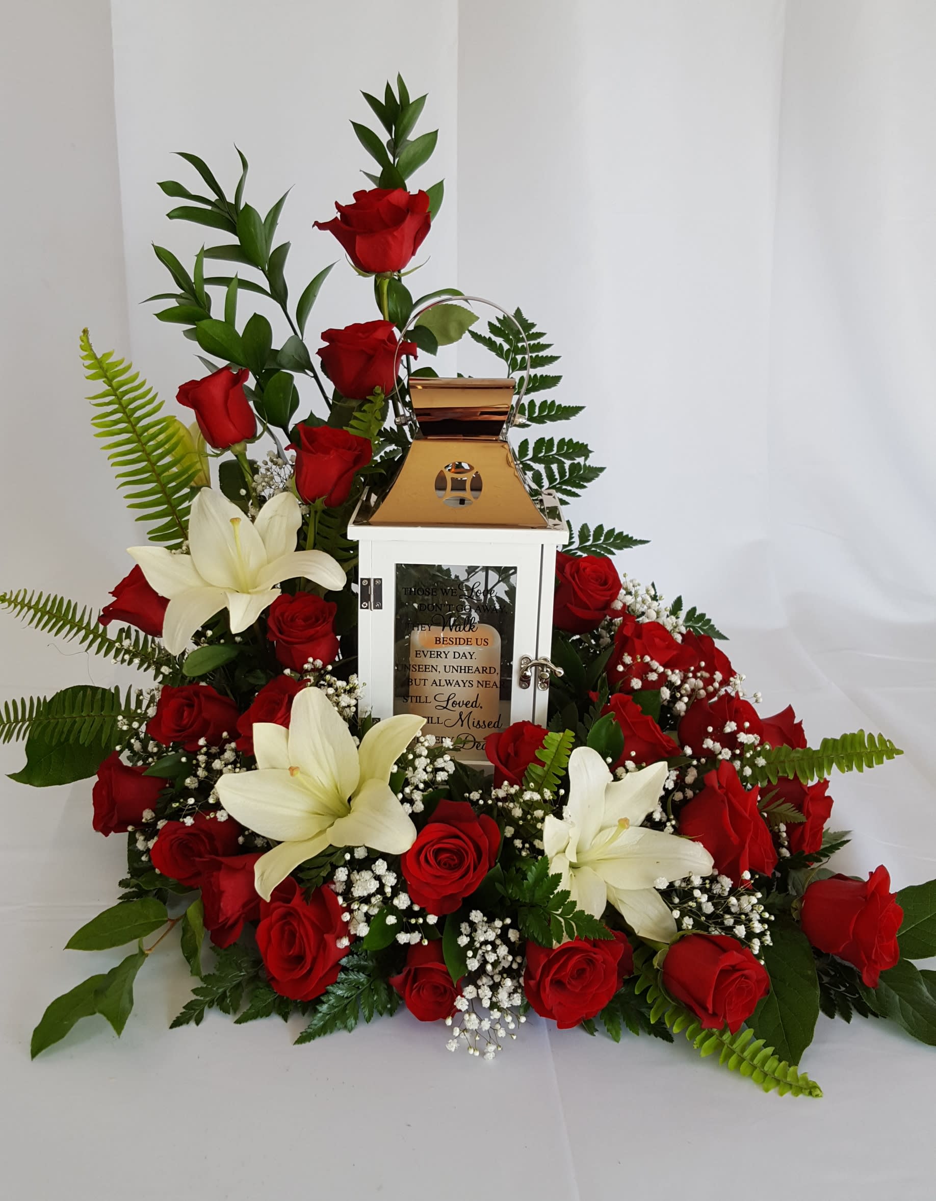 Keepsake Lantern - This is The Premium Version Shown at $195.99 in Warren, OH | Jensen's Flowers