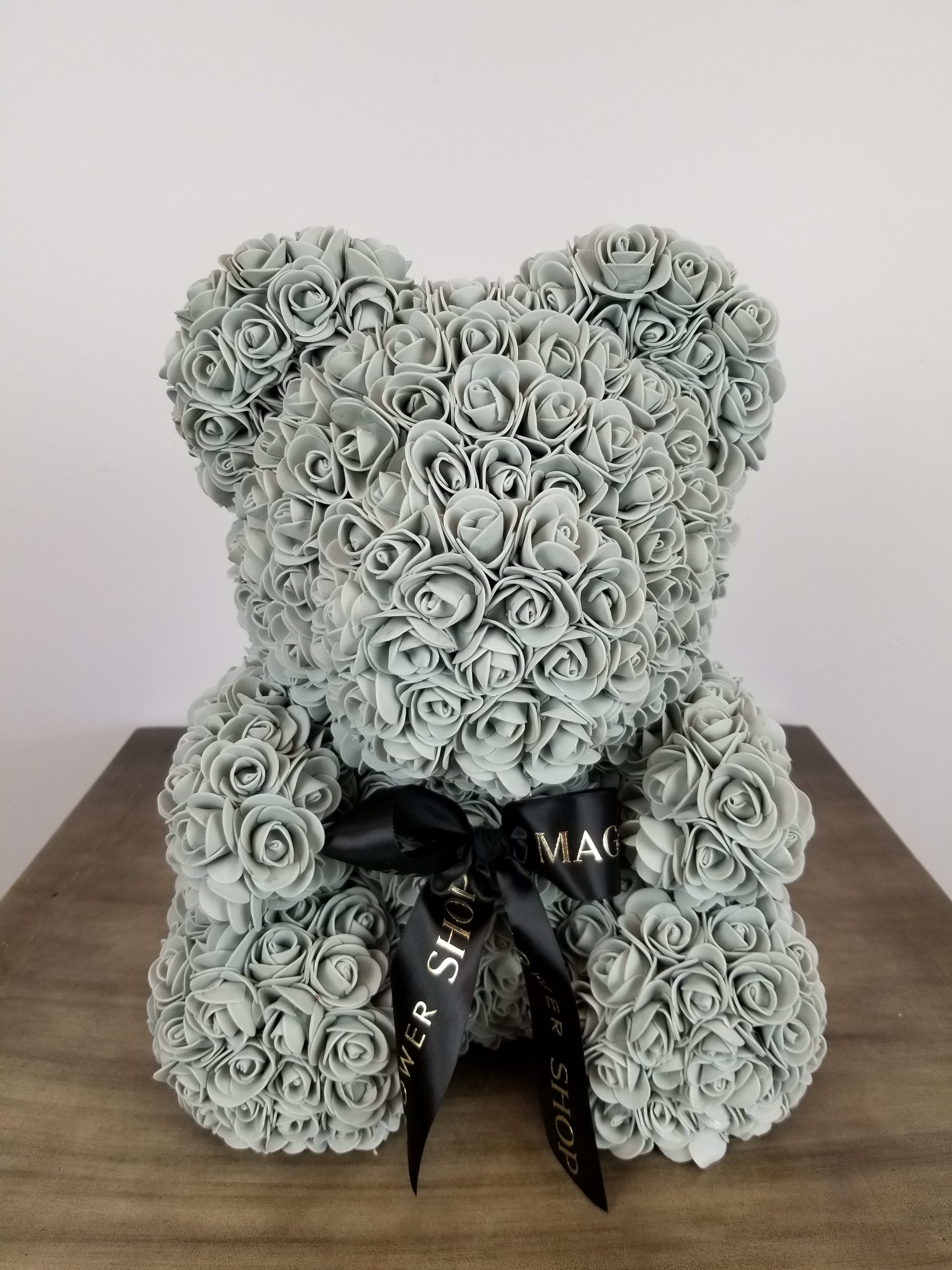 rose bear grey