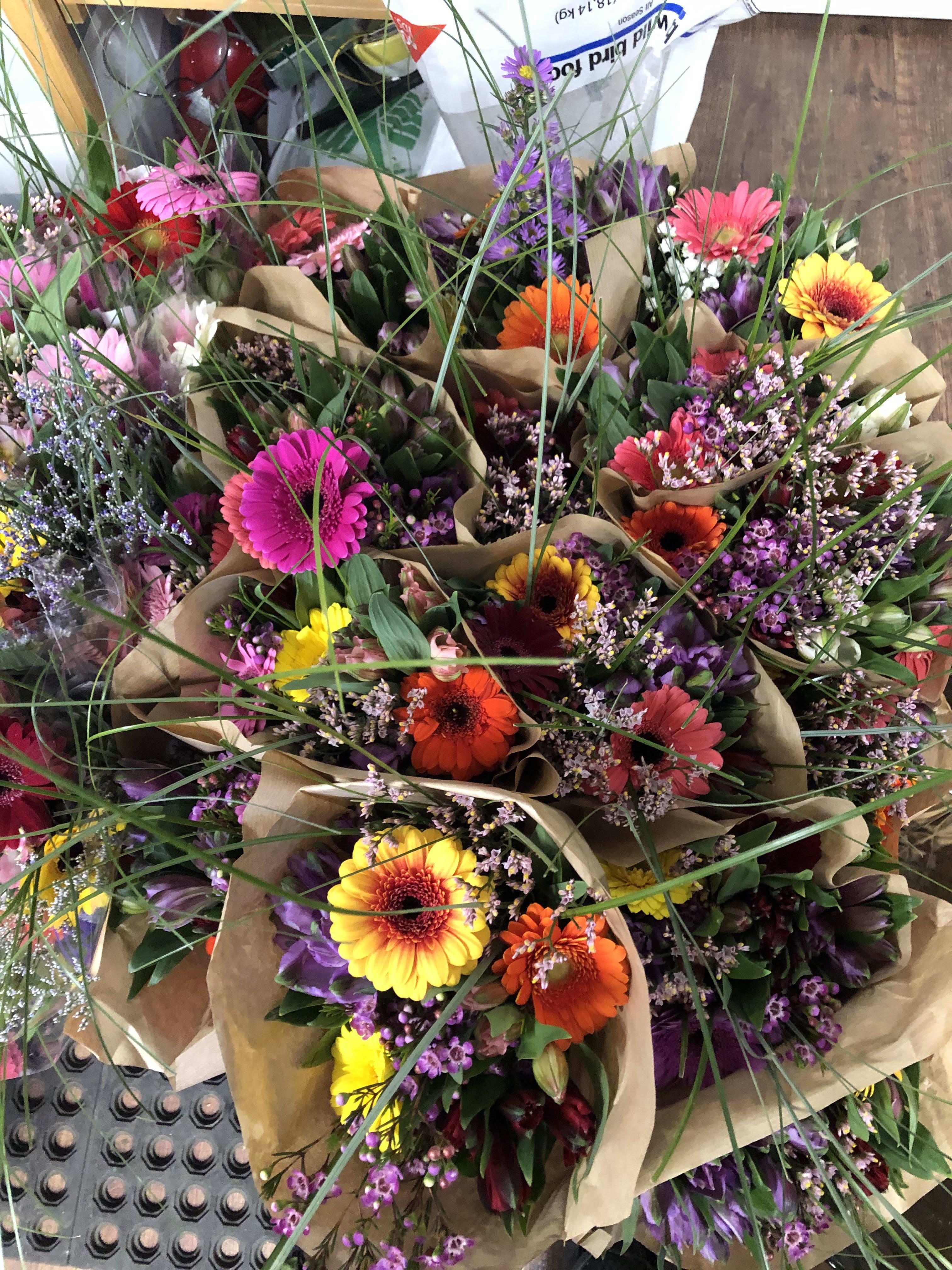 Wrapped bouquet in Mt Pleasant, MI | 3 Wishes Floral and ...
