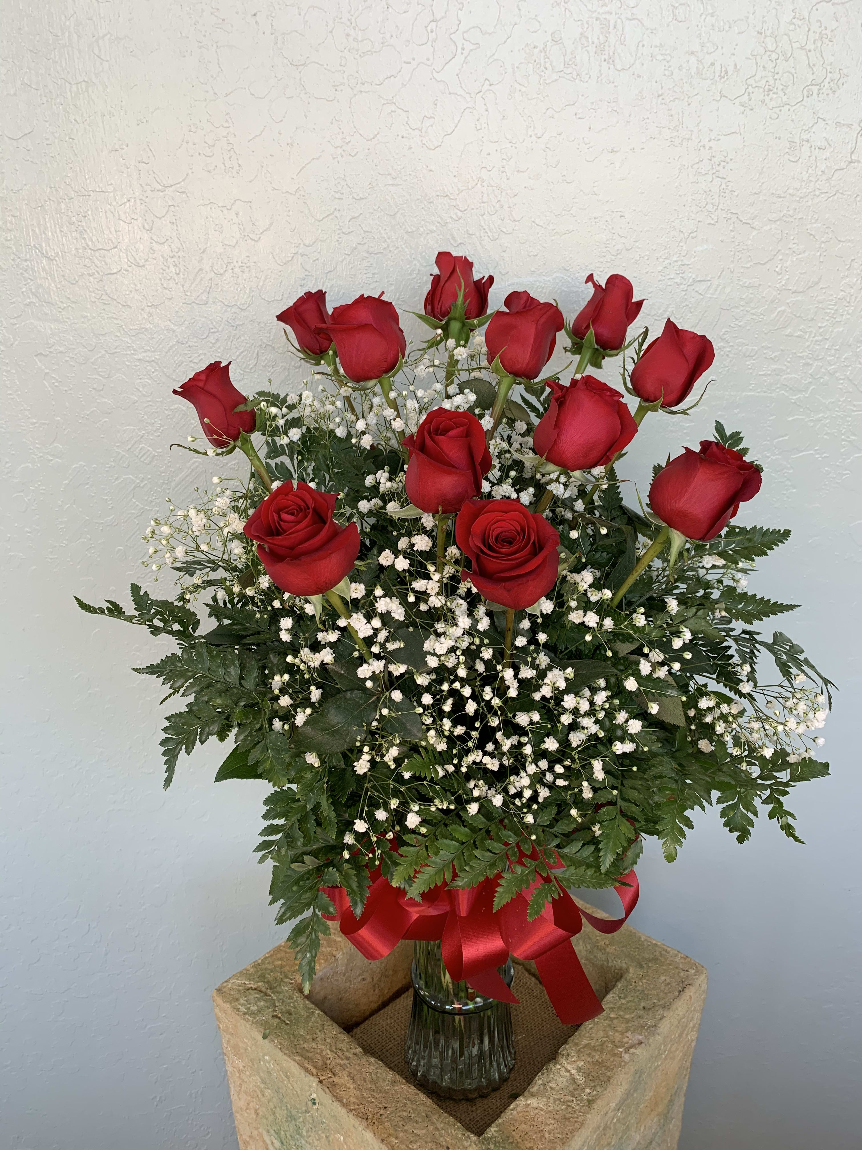 Romantic 60cm Extra Long Red Roses Bouquet In San Jose Ca La