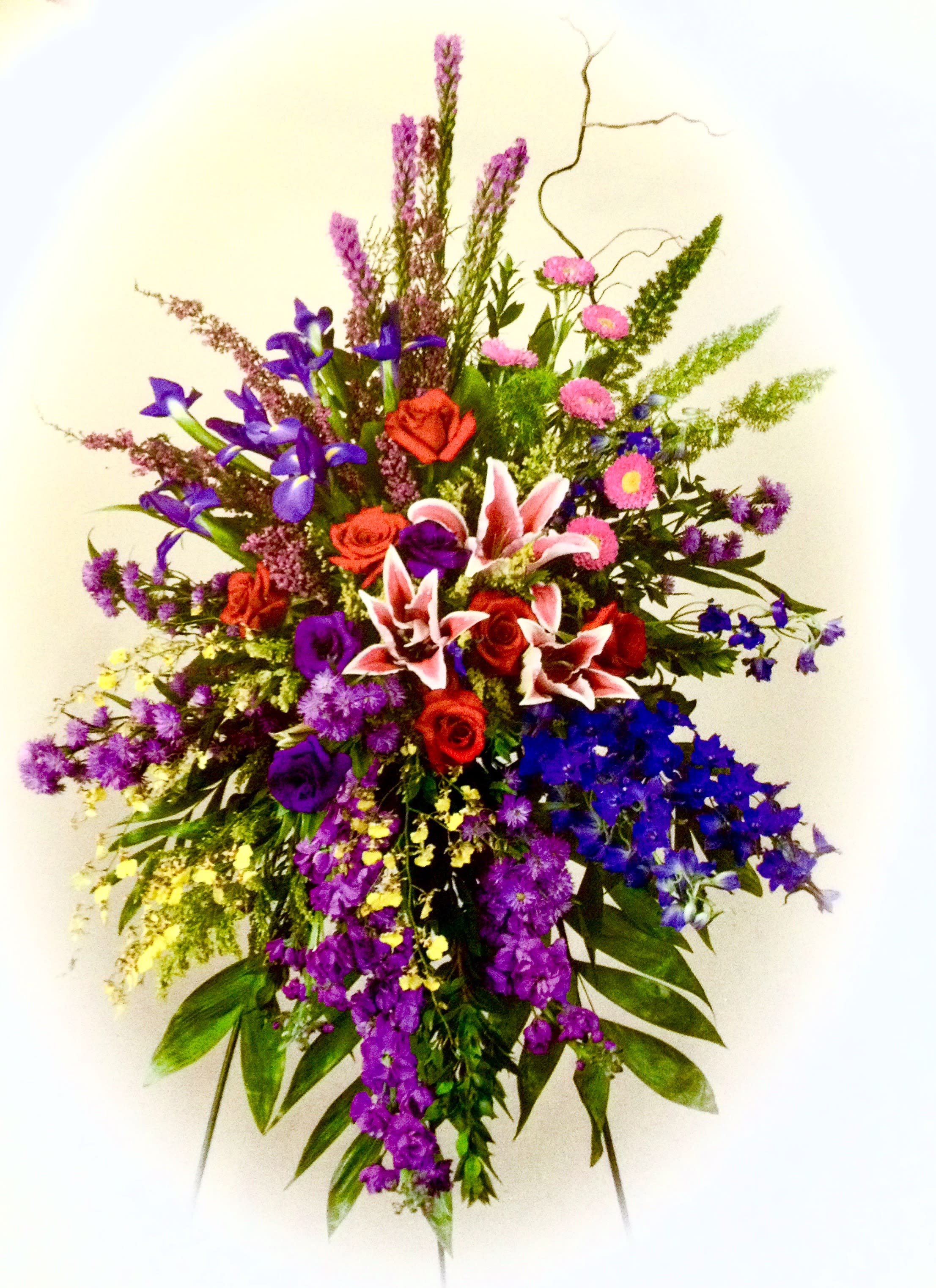 Vivid Sympathy Spray in McLean, VA | Flowers \u0026 Plants, Etc.