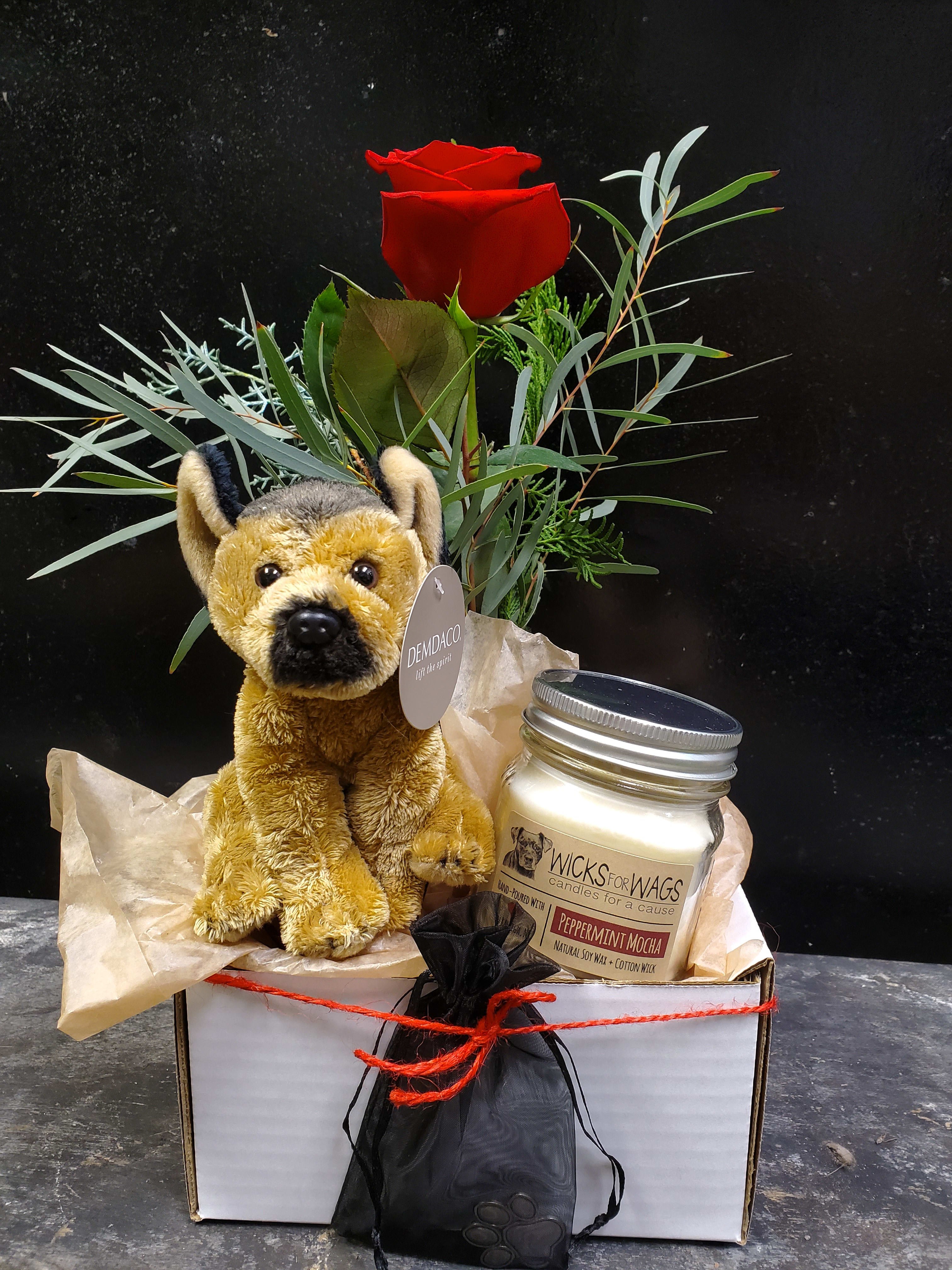 Wicks for Wags Collection German Shepherd in Westfield, NJ The Flower Shop