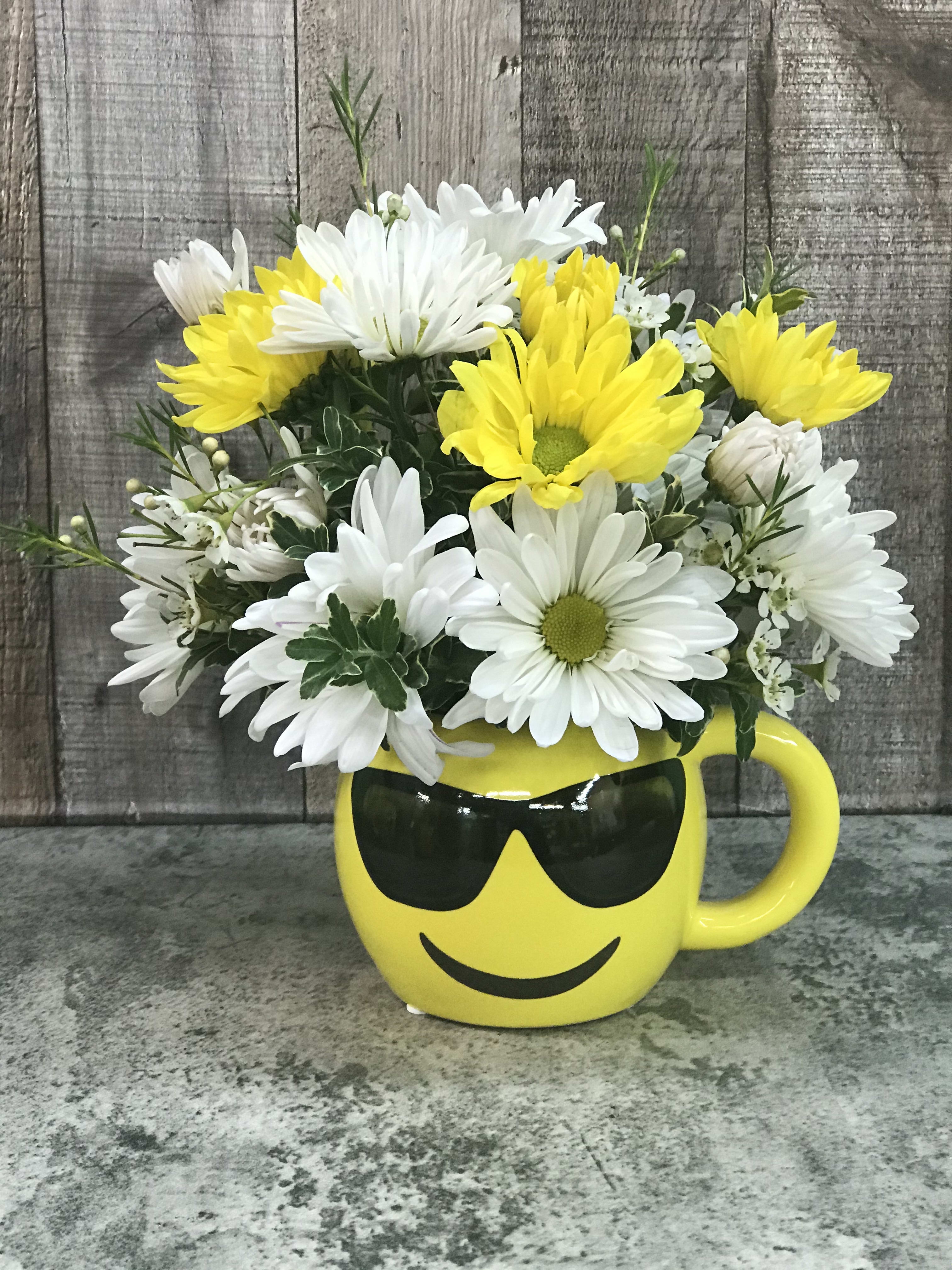 Smiley Face with Sunglasses Bouquet in Camdenton, MO | Janine's Flowers