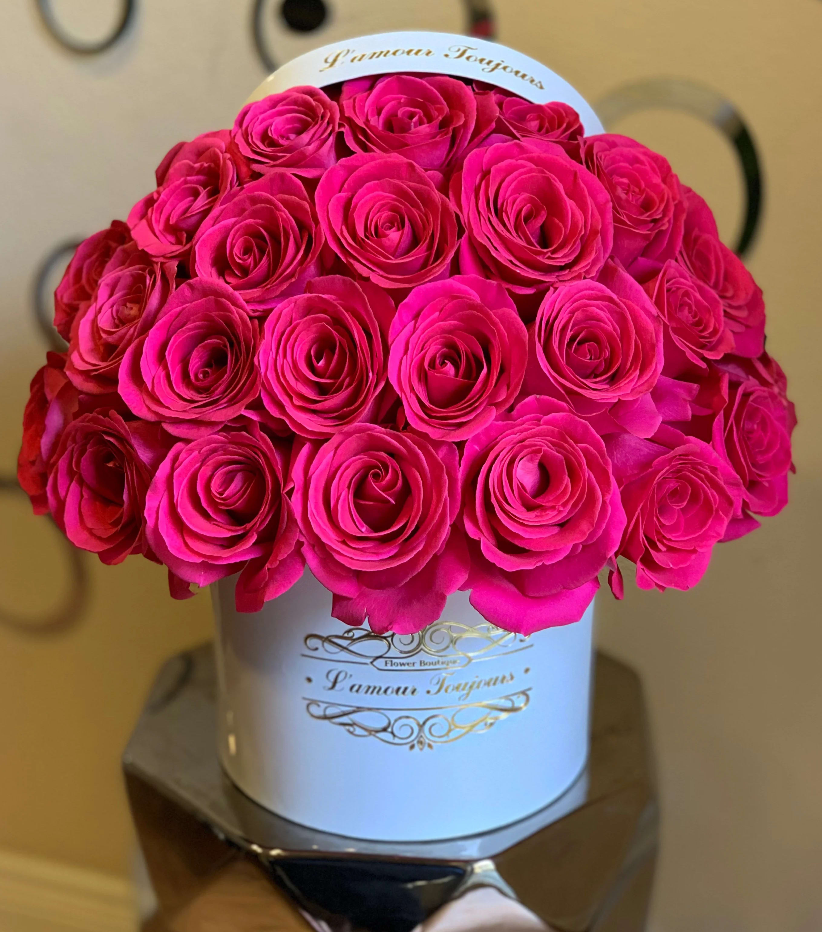 Hot Pink Signature Box in Newport Beach, CA | Lamour Toujours ...