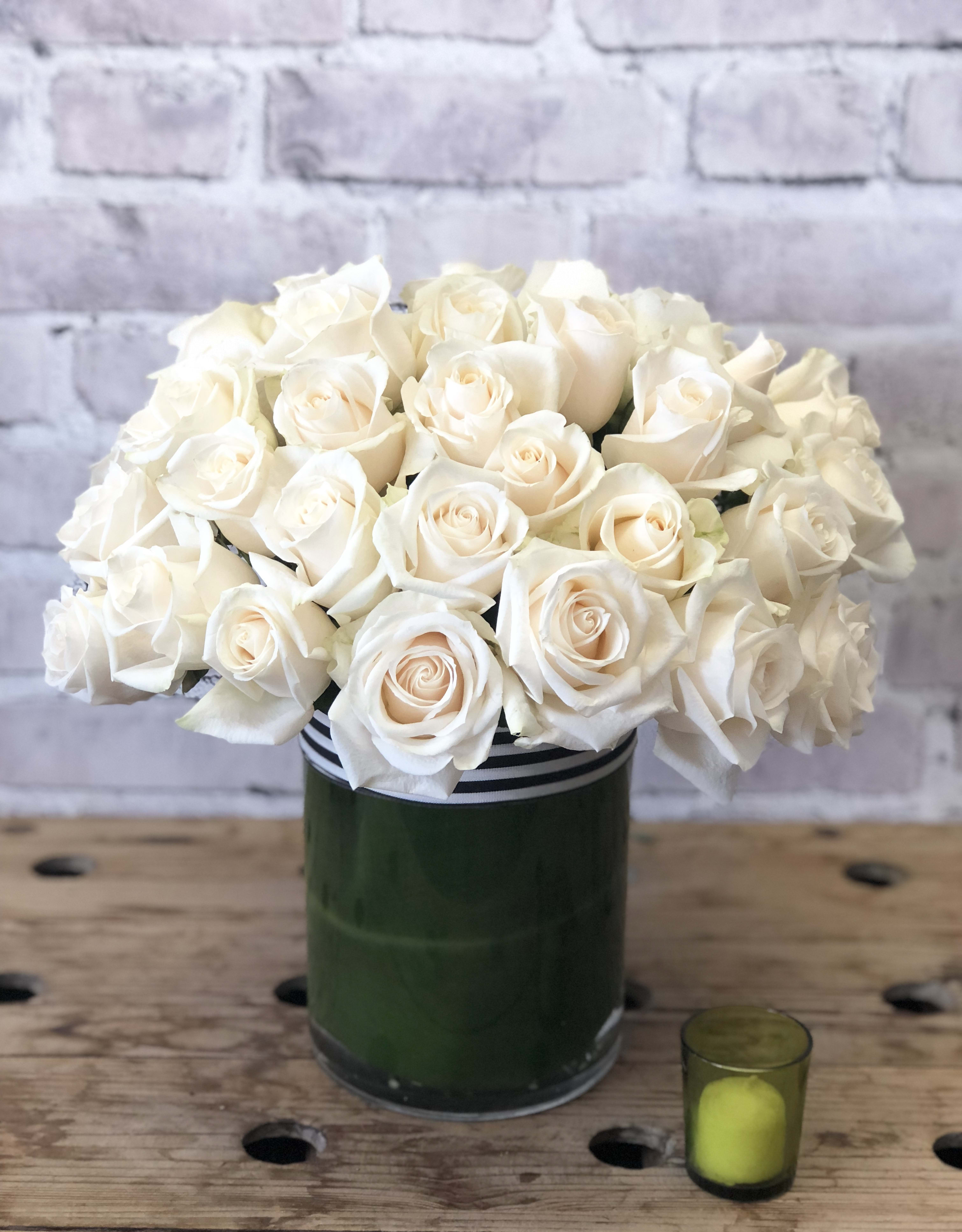 Three Dozen White Roses in Corona del Mar, CA Botanica Floral