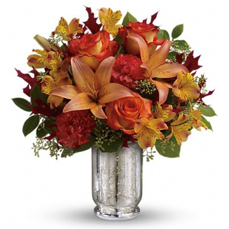 Teleflora's Fall Blush Bouquet in Dallas, TX All Occasions Florist