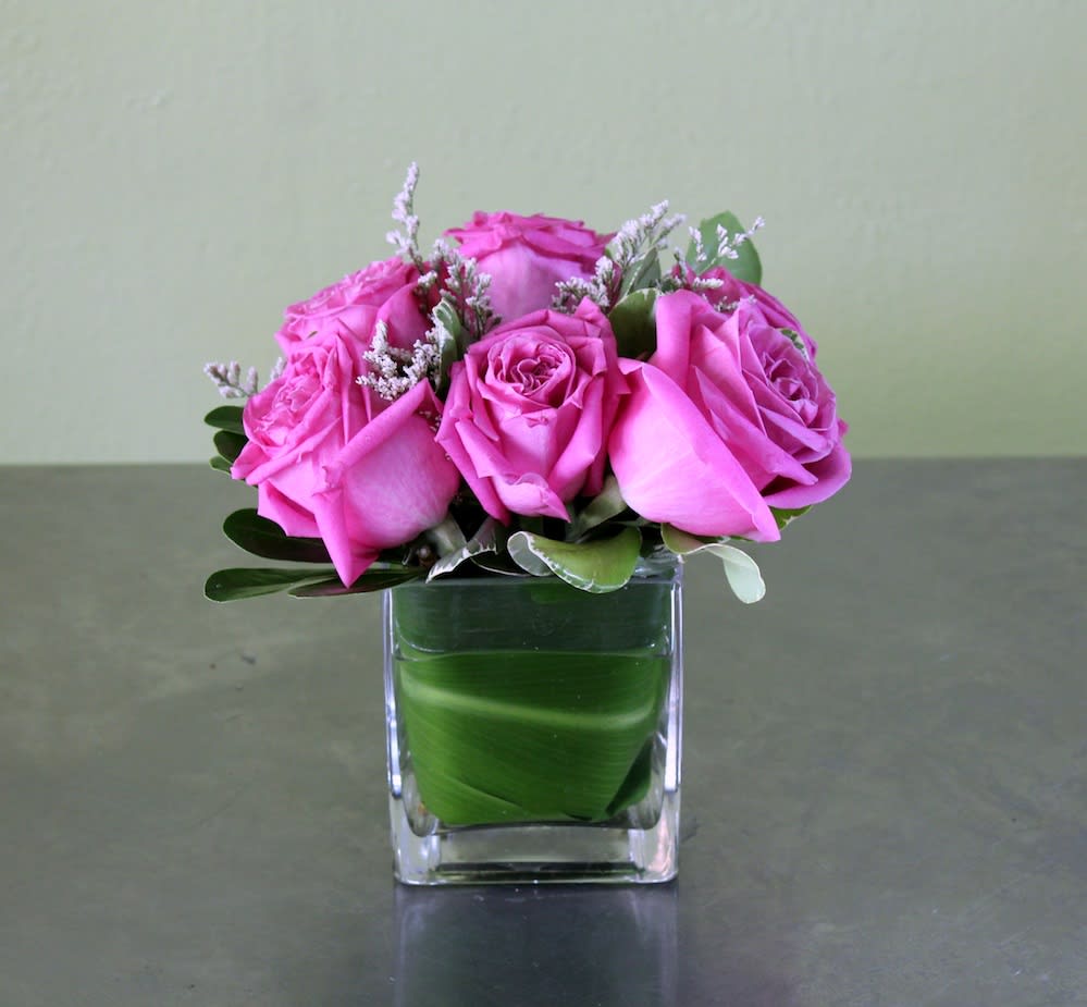 Small Pink Roses In Los Angeles Ca Athletic Club Flower Shop