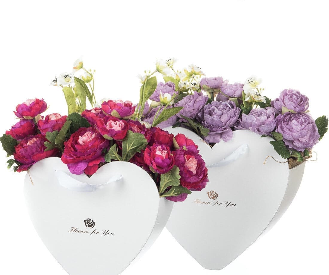 Flowers in a Heart Shape Box in DeLand, FL | Impekable Flowers & Event Design