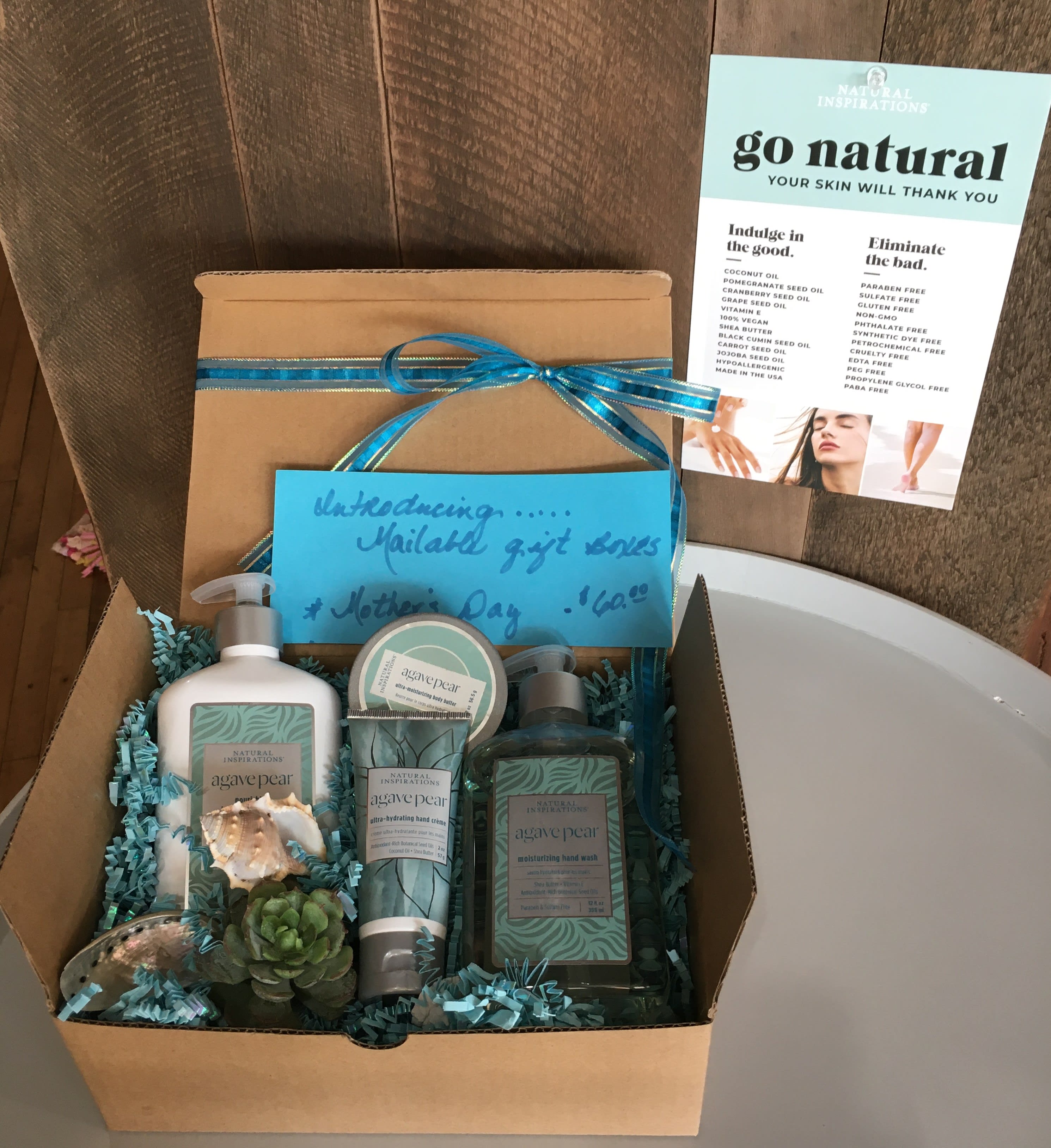 Agave Pear Gift Box in Flandreau, SD Flandreau Flower Shoppe