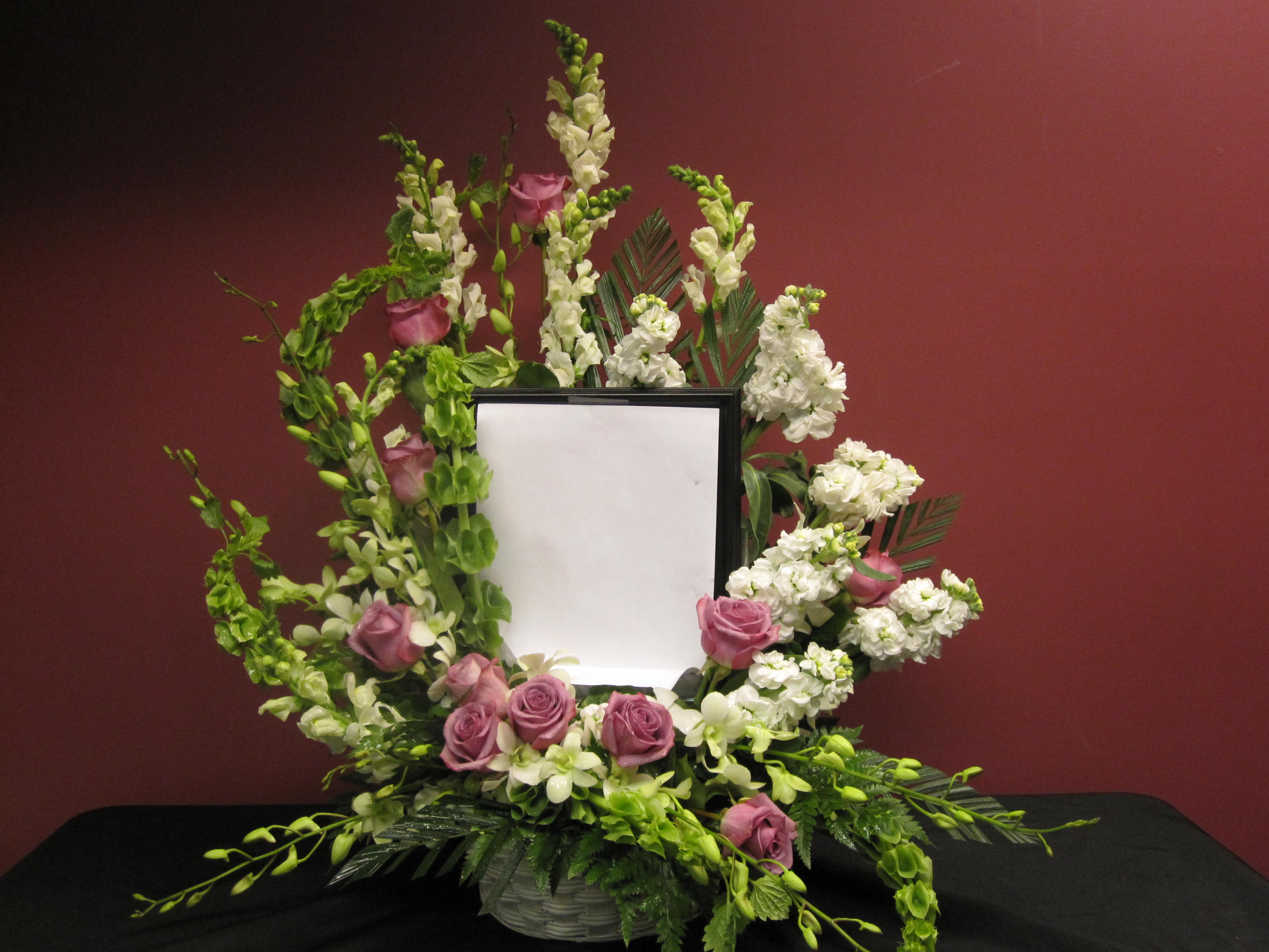 Loving Tribute Floral Frame in Wallingford, CT Wallingford Flower Shoppe