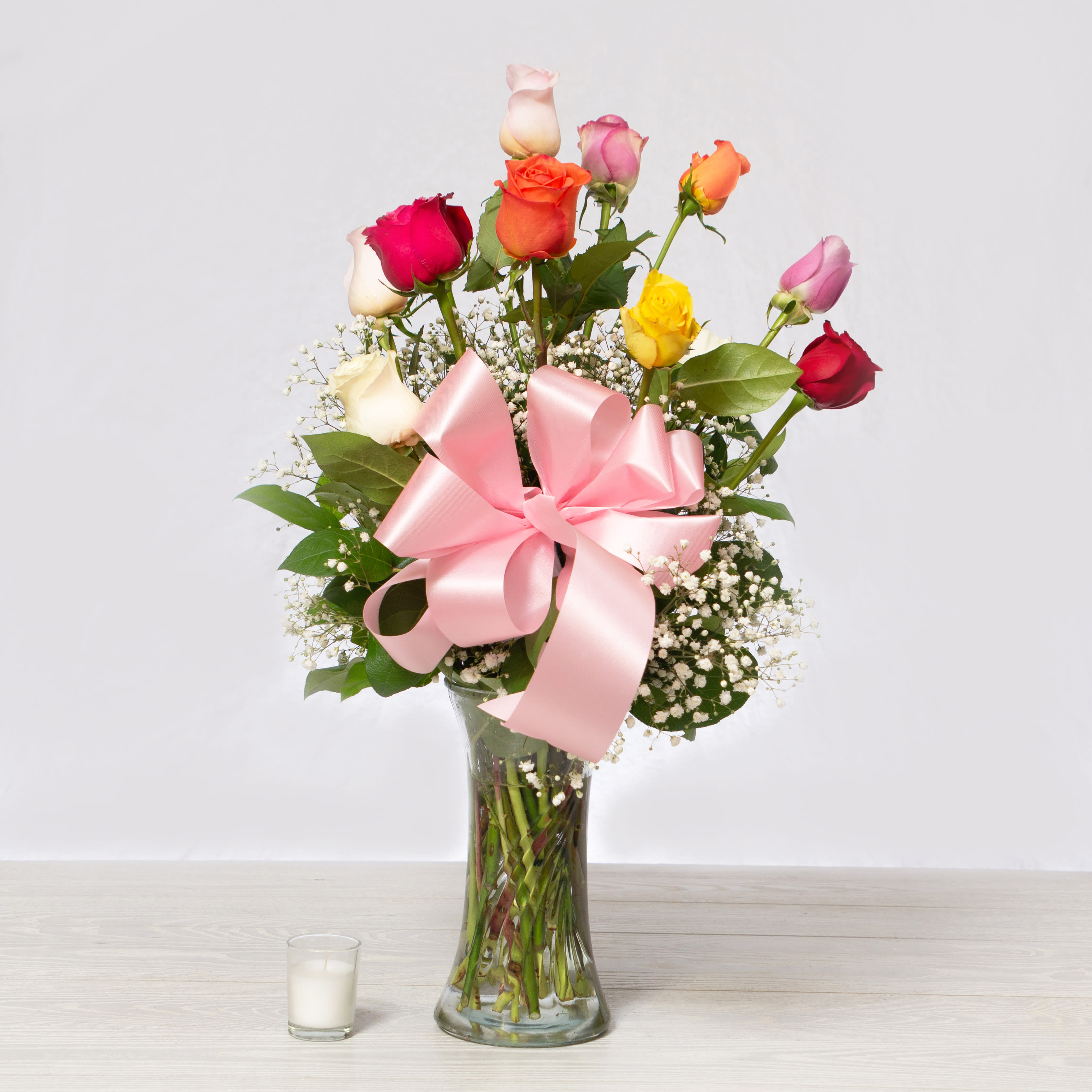 Dozen Mixed Color Roses in Philadelphia, PA | Ten Pennies ...