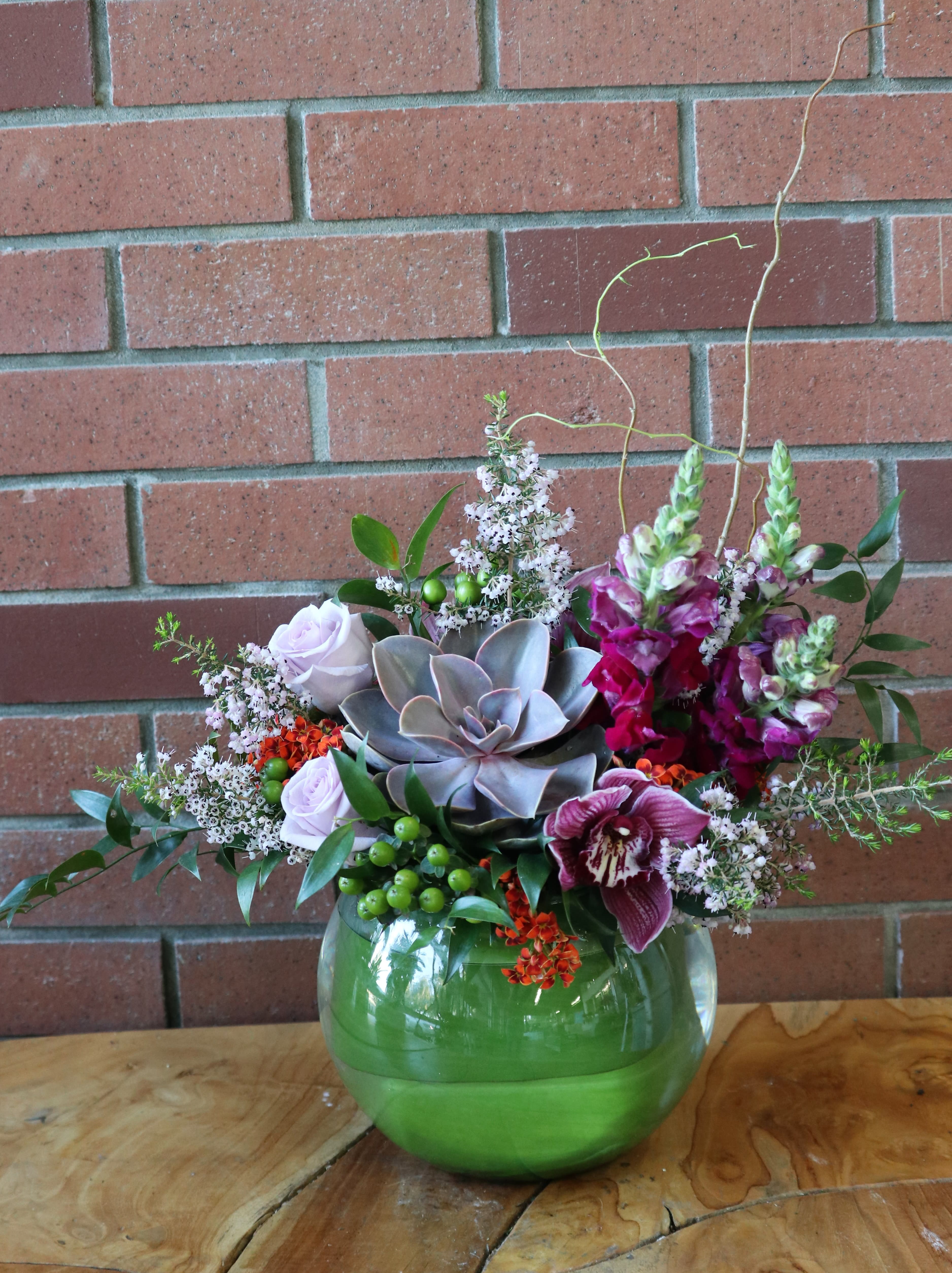 Bowl Of Blossoms By Venetian Flowers