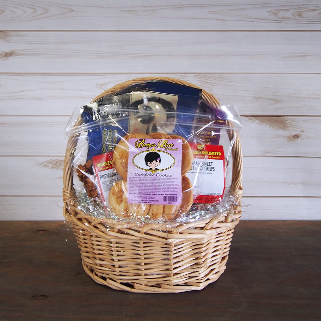 Hawaiian Goodie Basket, Medium in Honolulu, HI Watanabe Floral, Inc.