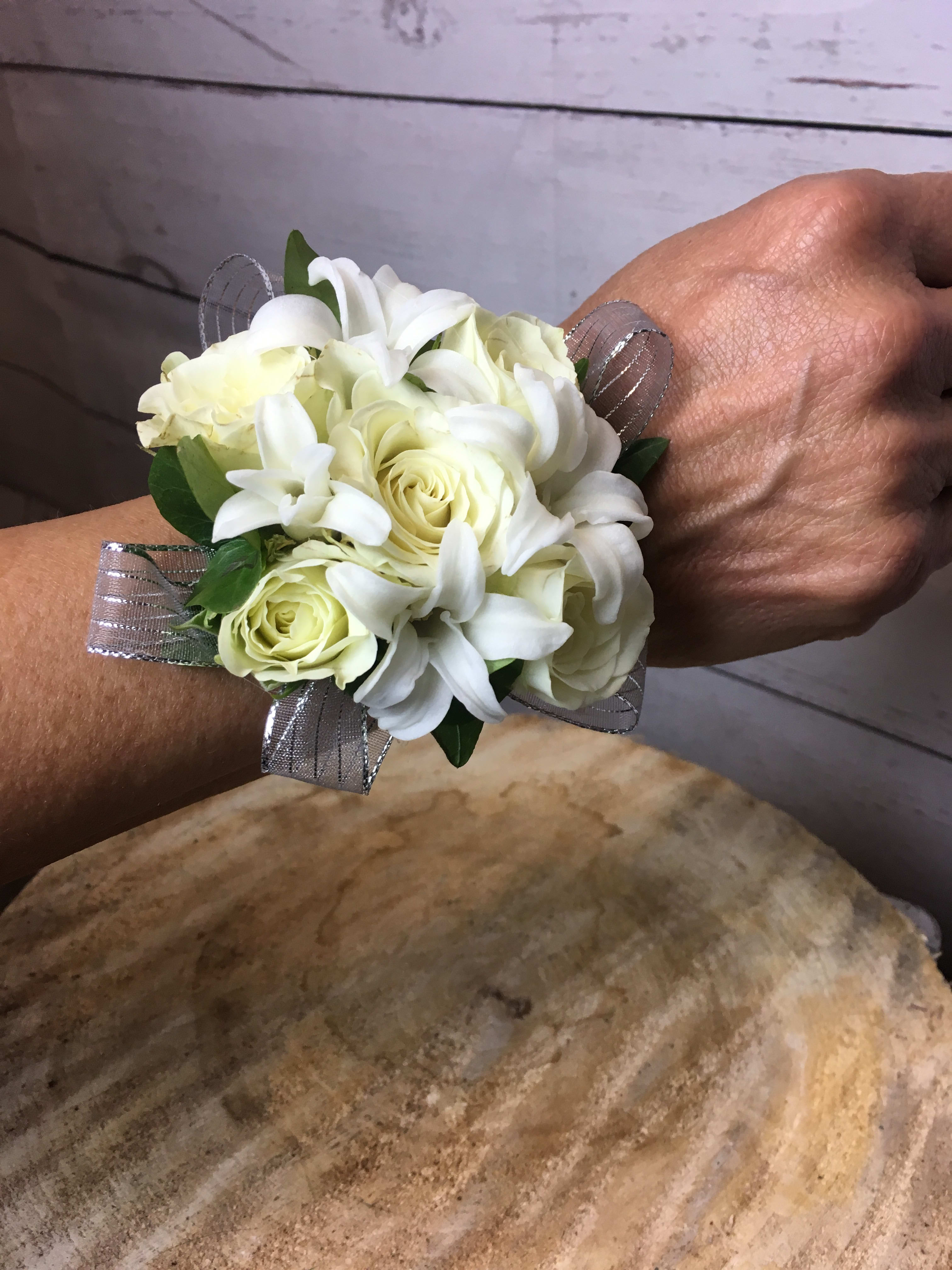 Wrist Corsage in Branford, CT Cynthia's Flower Shop