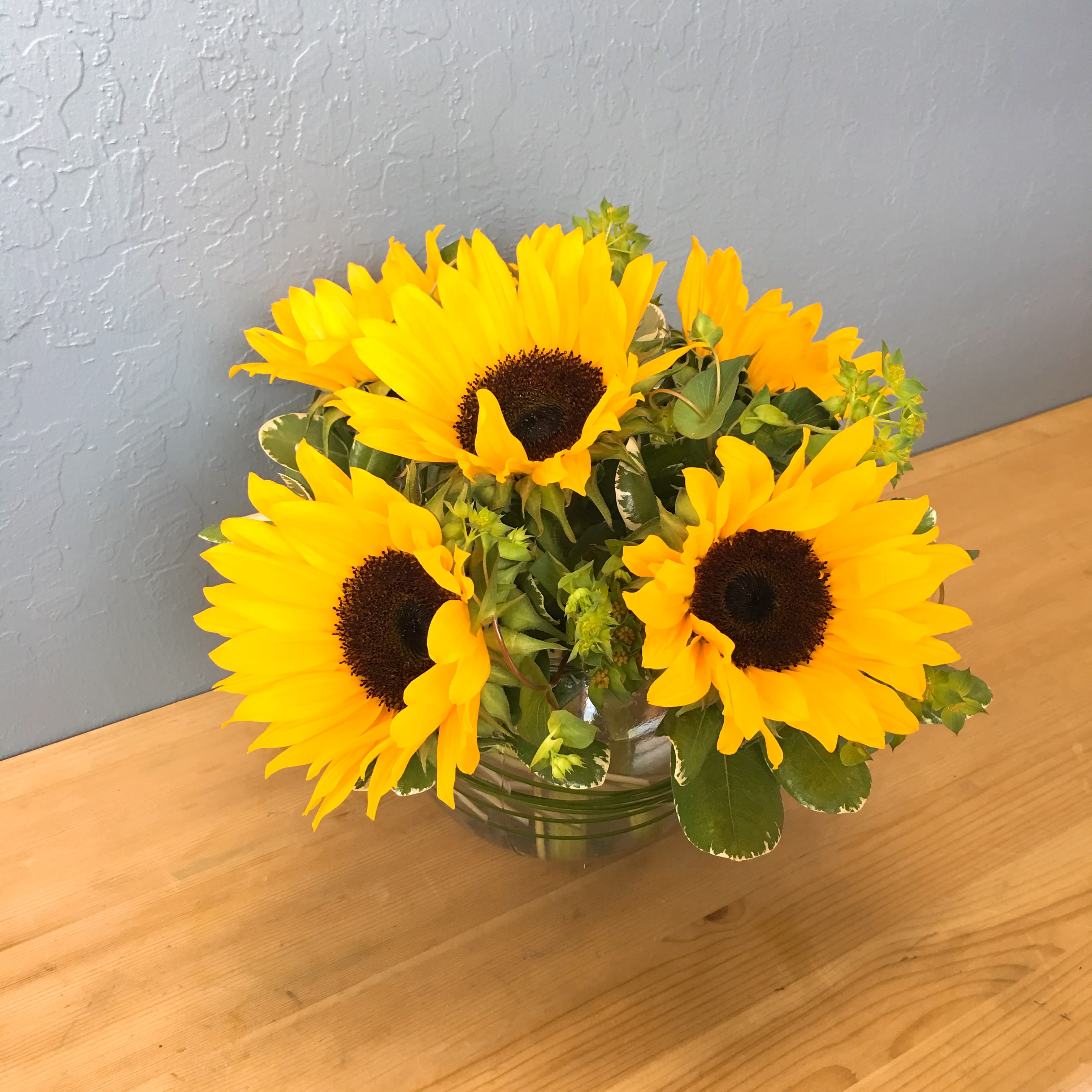 Simple Sunflower Bouquet in San Jose, CA La Floriya