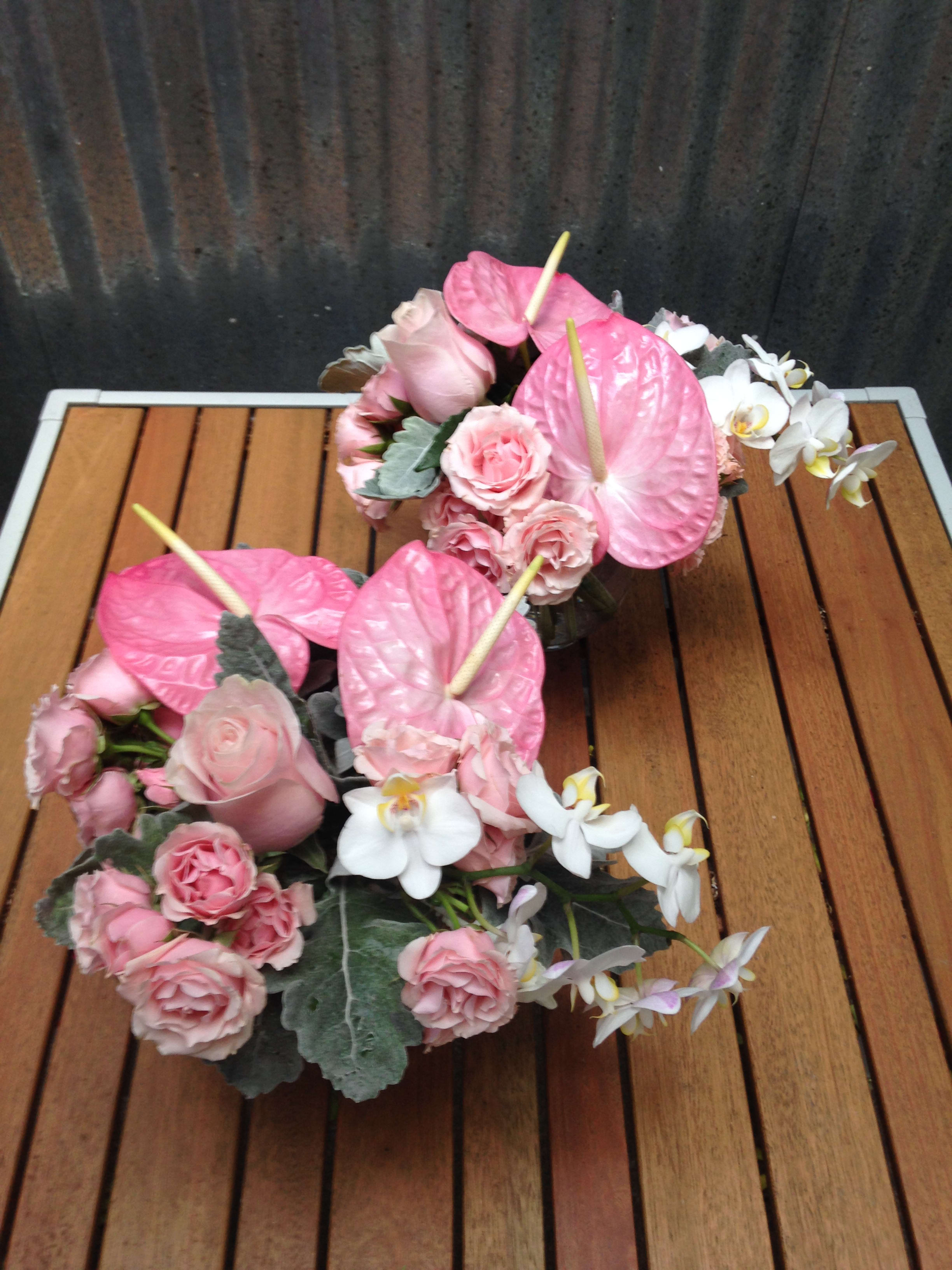 Angelic Anthurium Centerpieces. {PRE ORDER ONLY} in San Francisco, CA