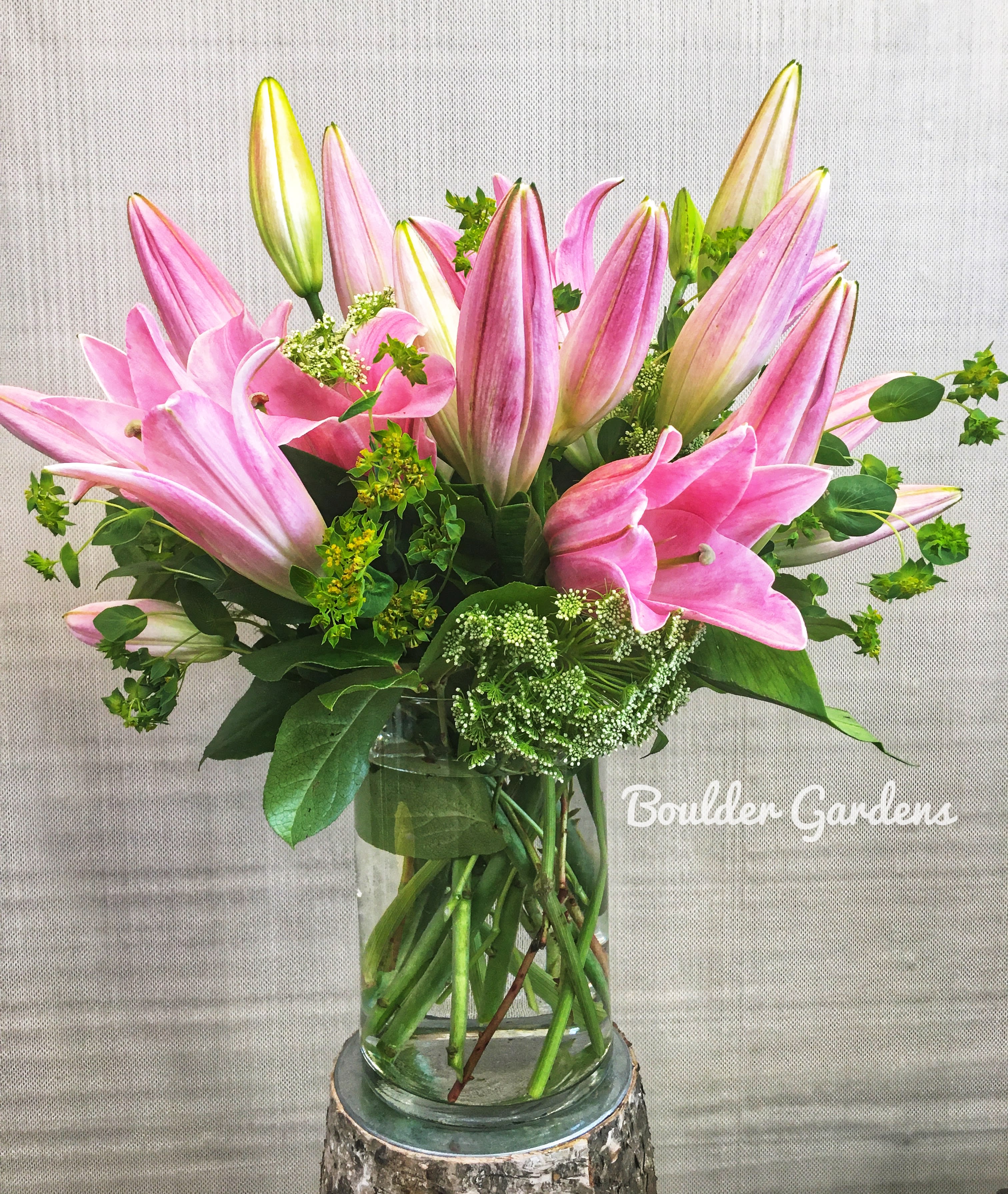 Oriental Lily Bouquet in Boulder, CO BOULDER GARDENS FLORIST