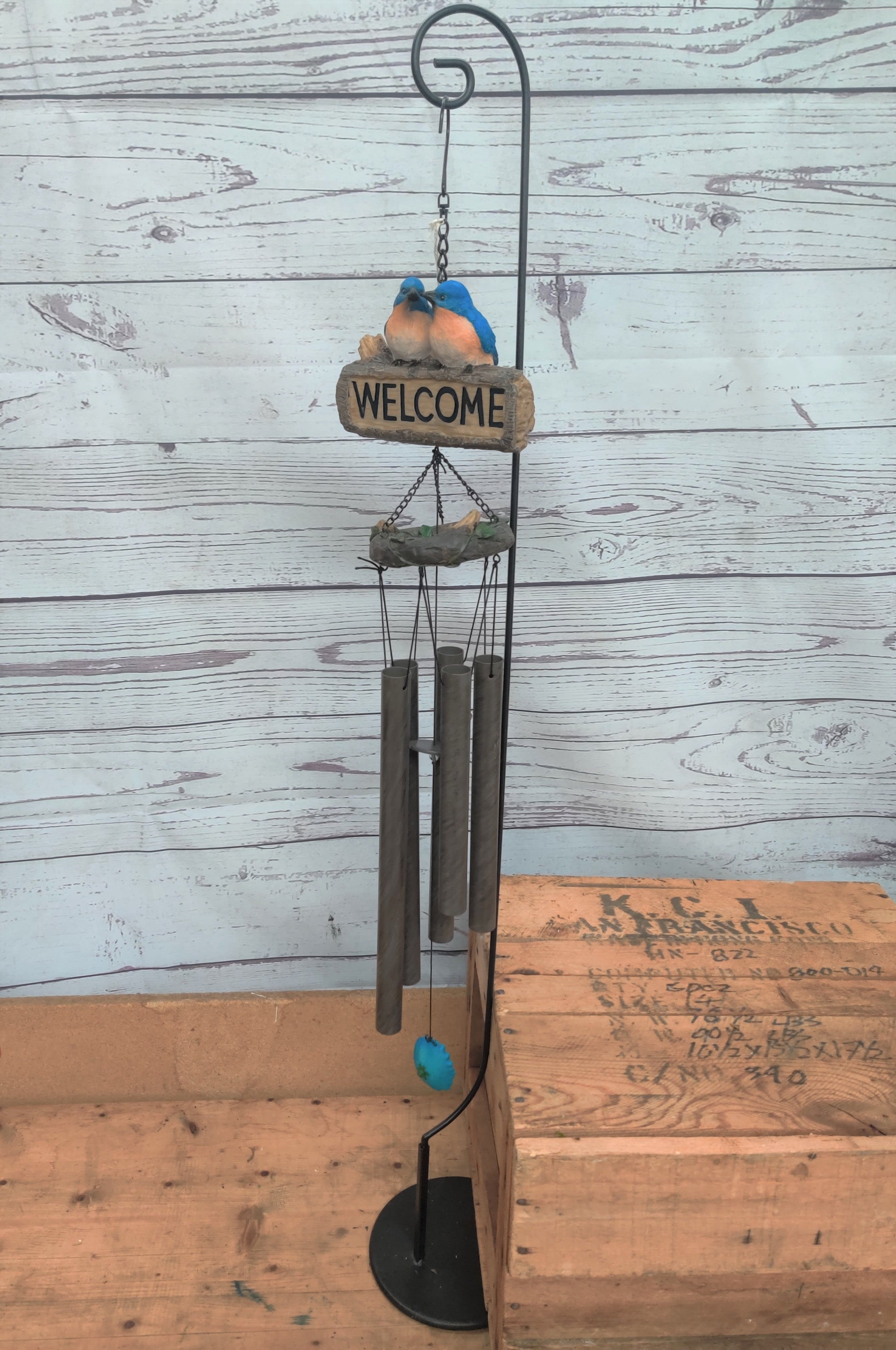 Blue Bird Wind Chime In Edwardsville Il Goff And Dittman Florists