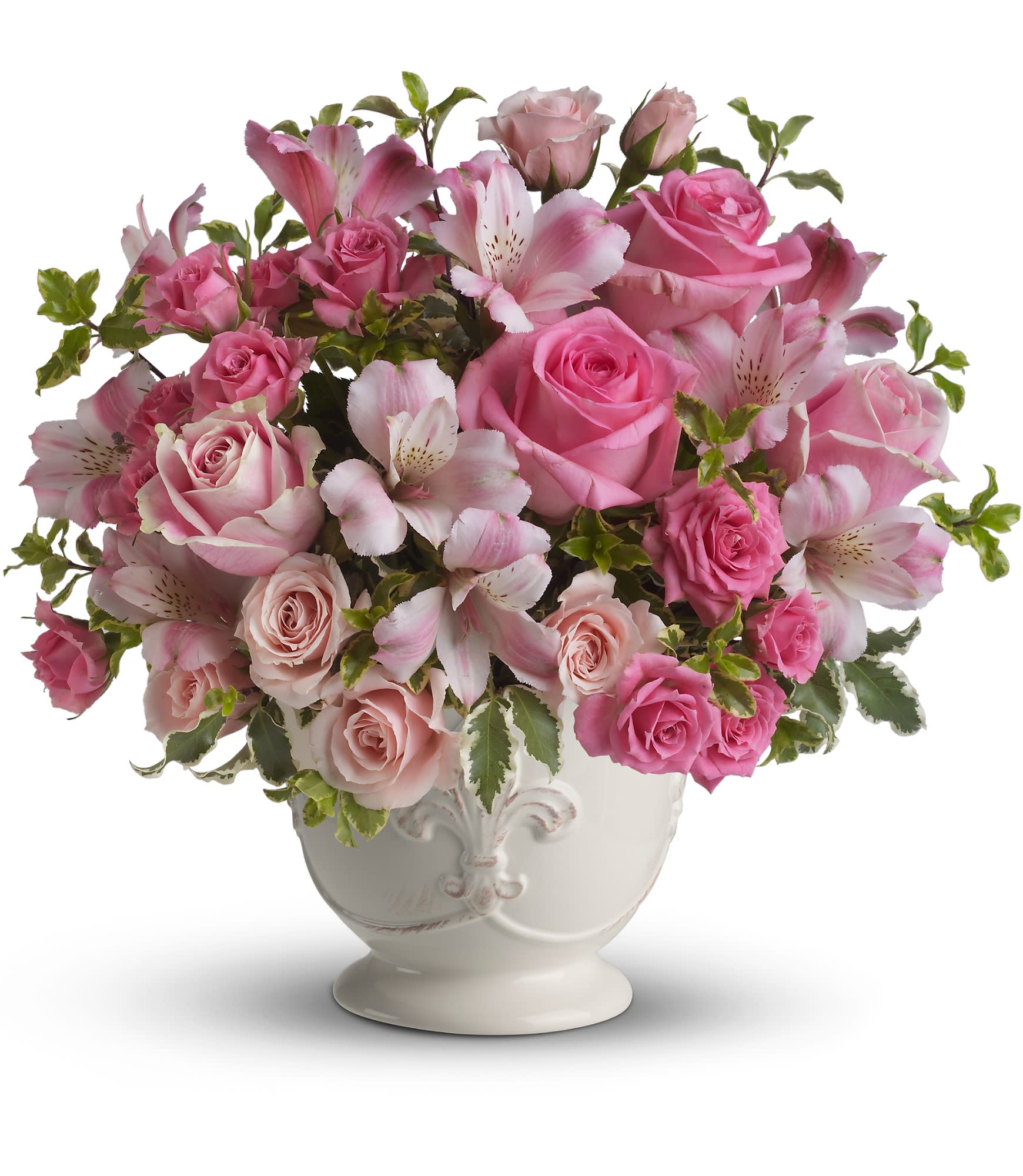 Teleflora's Pink Potpourri Bouquet with Roses in Arlington, MA Cody
