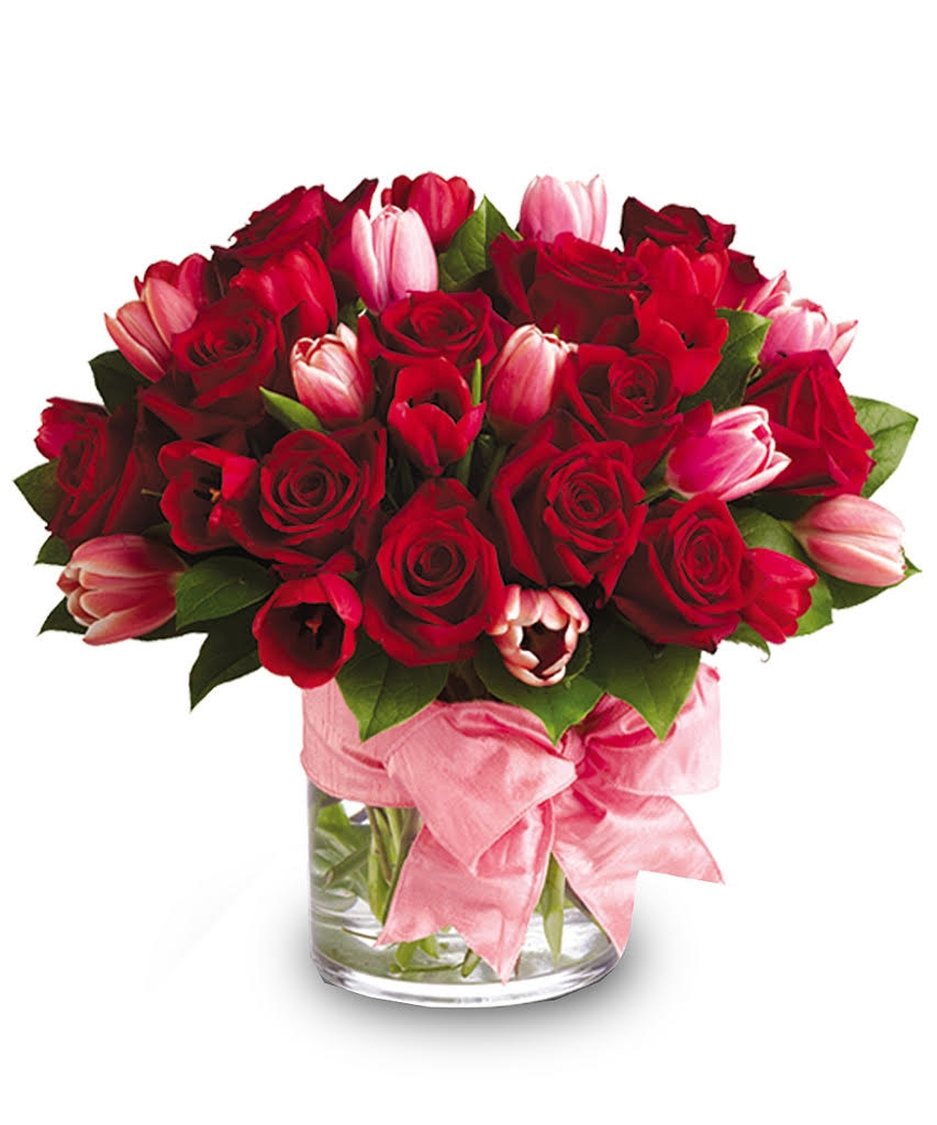 Get Wallpaper Red Roses And Tulips In San Antonio Tx The Tuscan Rose Florist For Android
